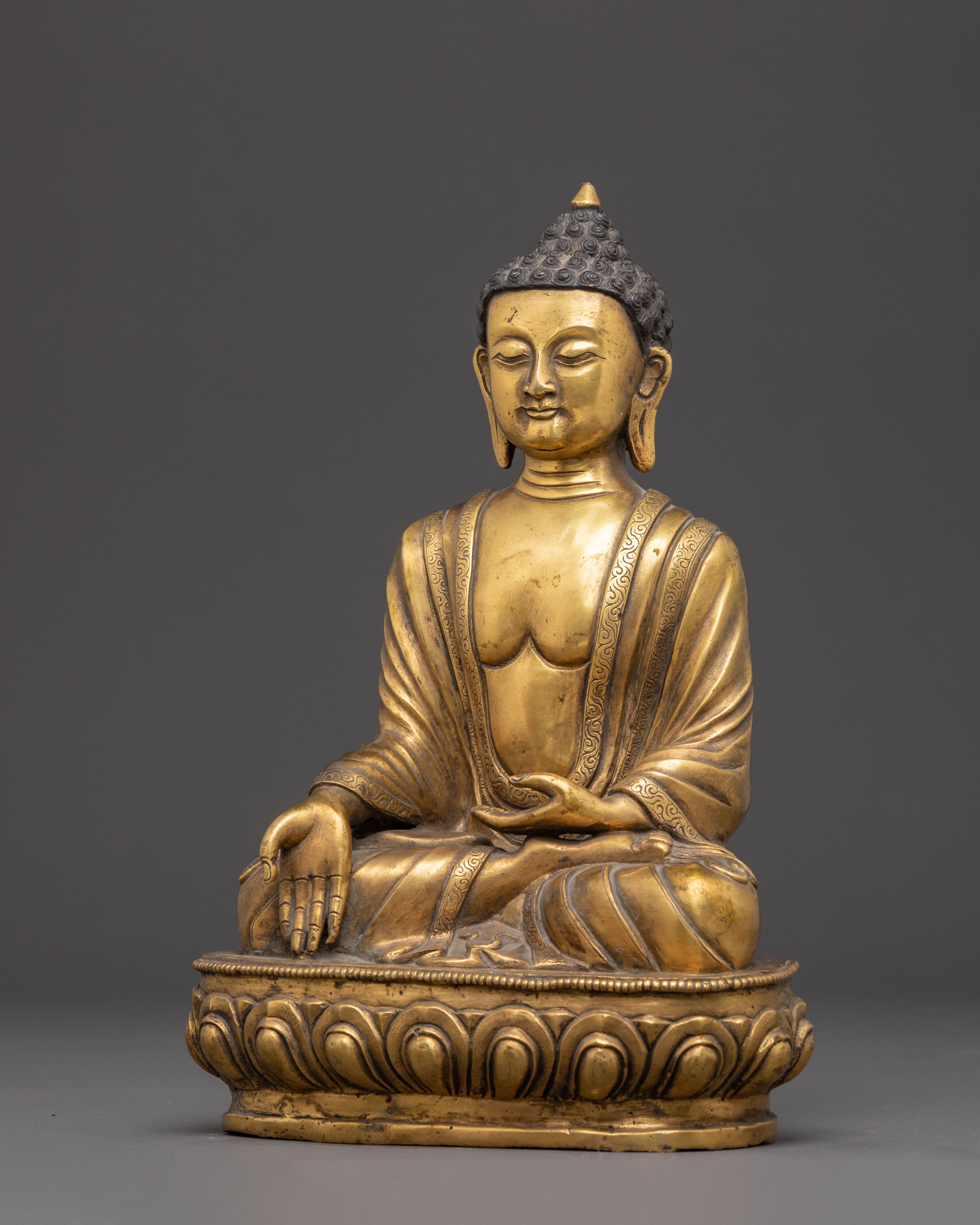 Copper Ratnasambhava Buddha Sculpture | Wisdom of Equality