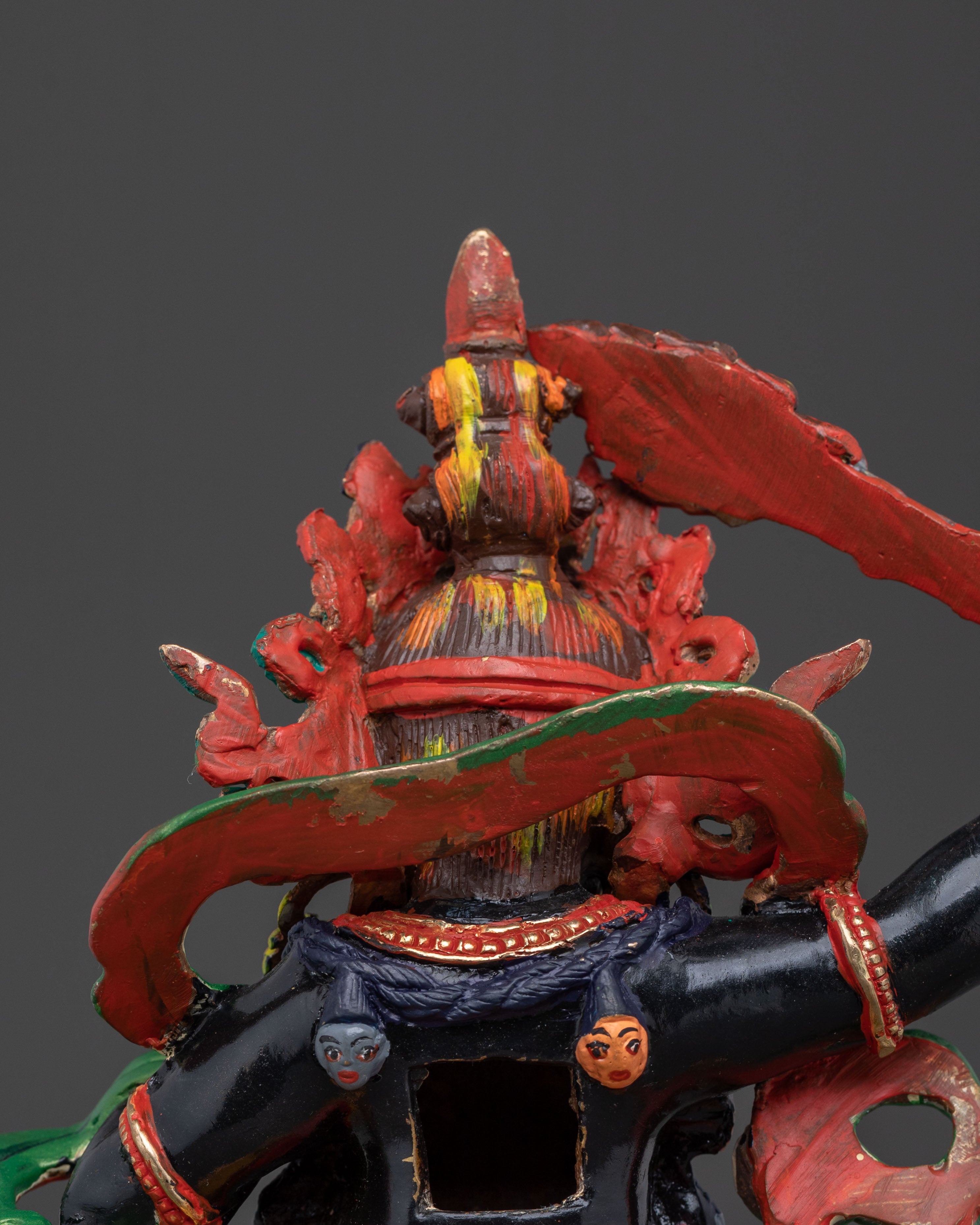 Black Manjushri Divine Figurine | Deity of Wisdom & Protection
