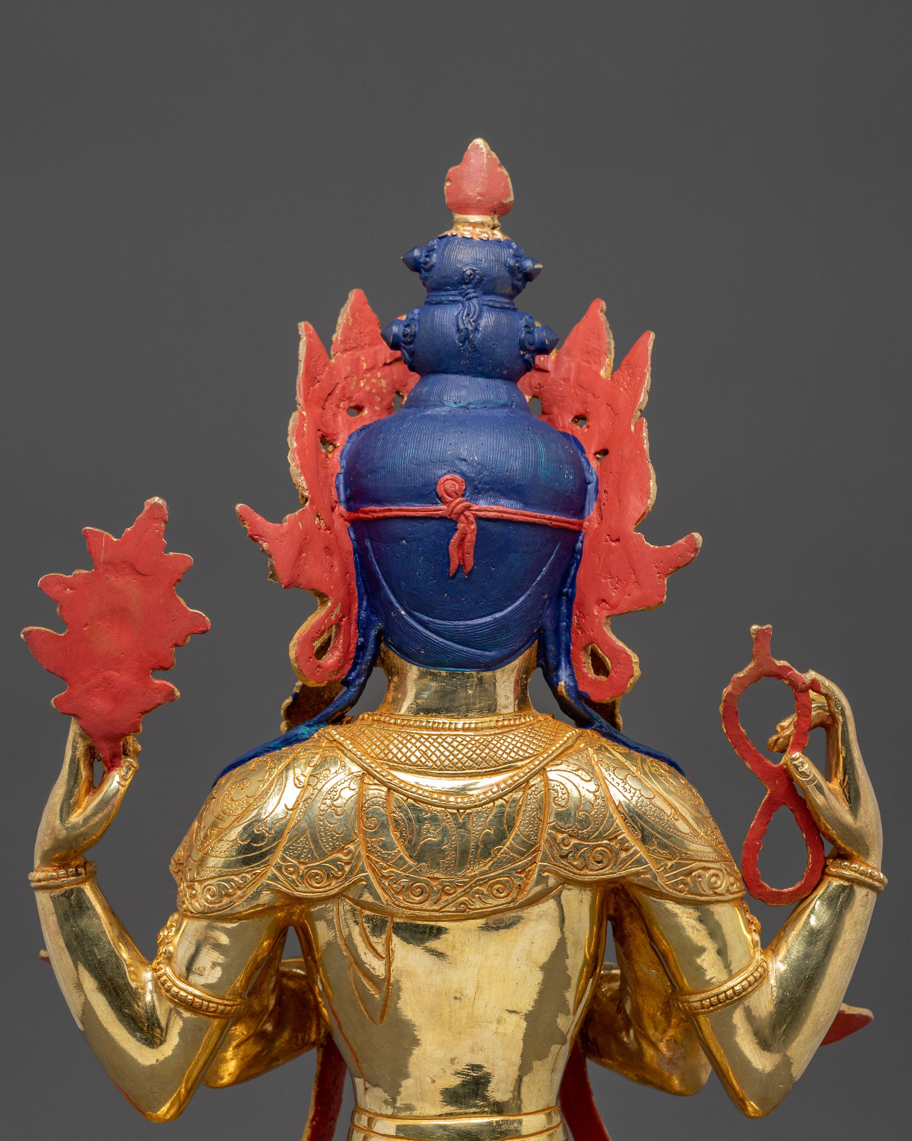 Handmade Bodhisattva of Compassion Chenrezig Statue