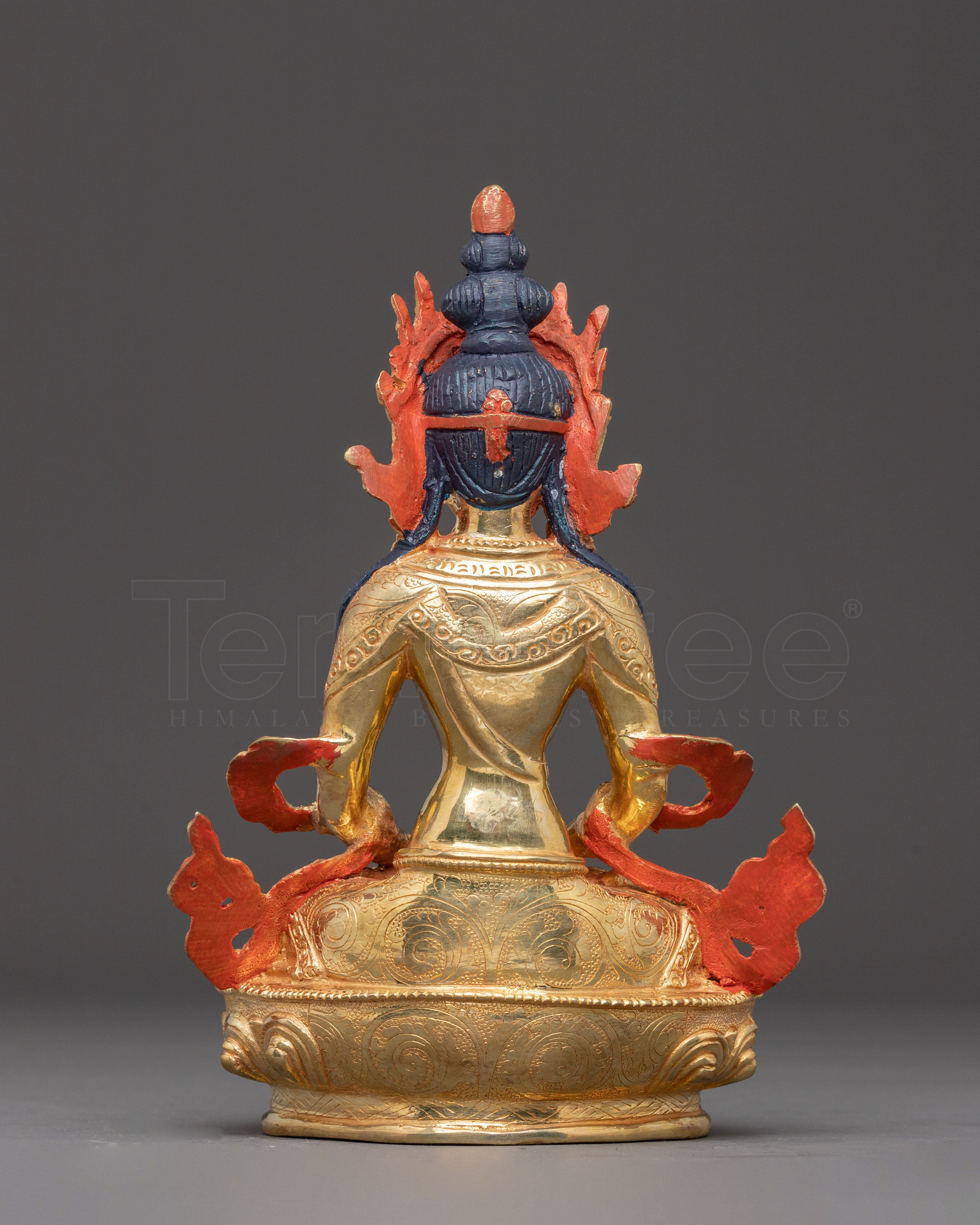 Amitayus Copper Handcrafted Statue | Boundless Light Buddha