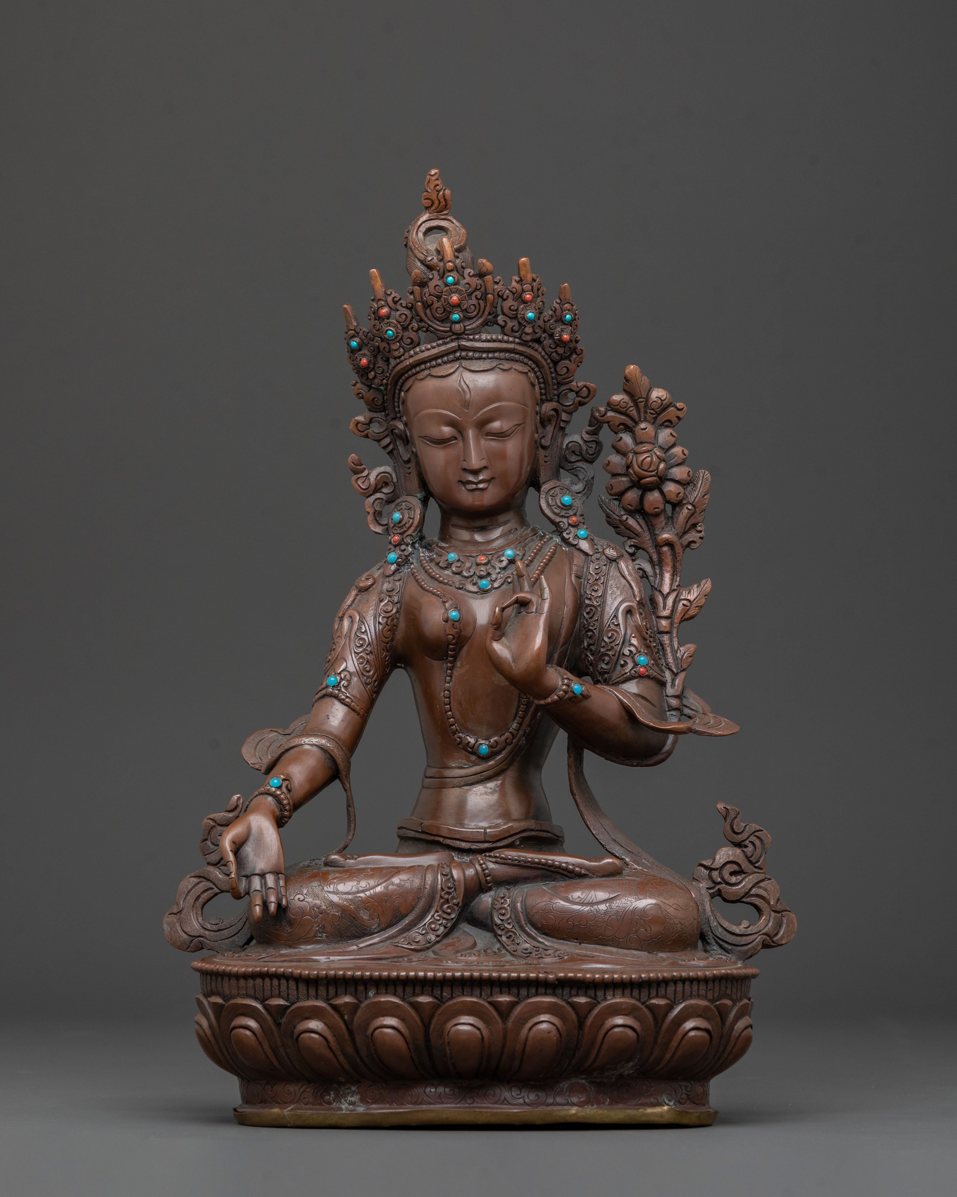 White Tara Statue