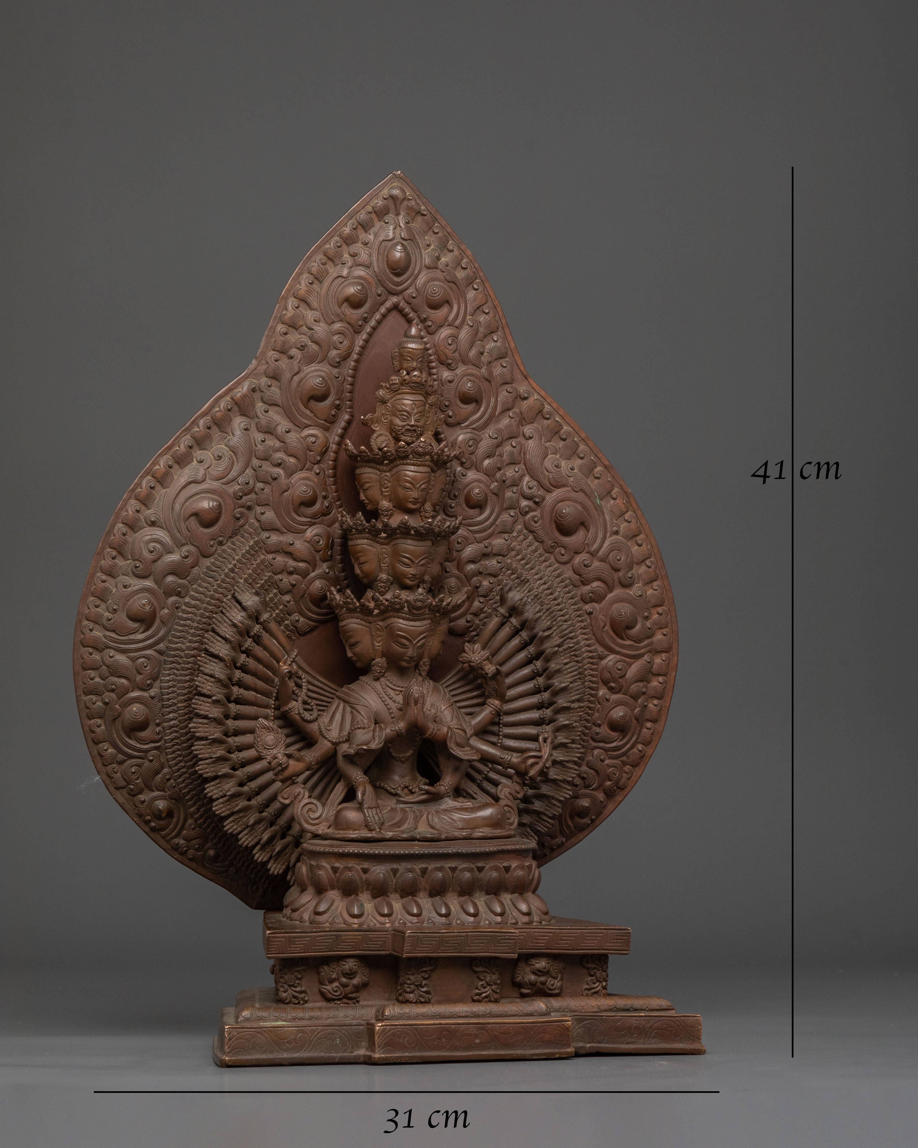 1000 Armed Chenrezig Statue | Home Decor
