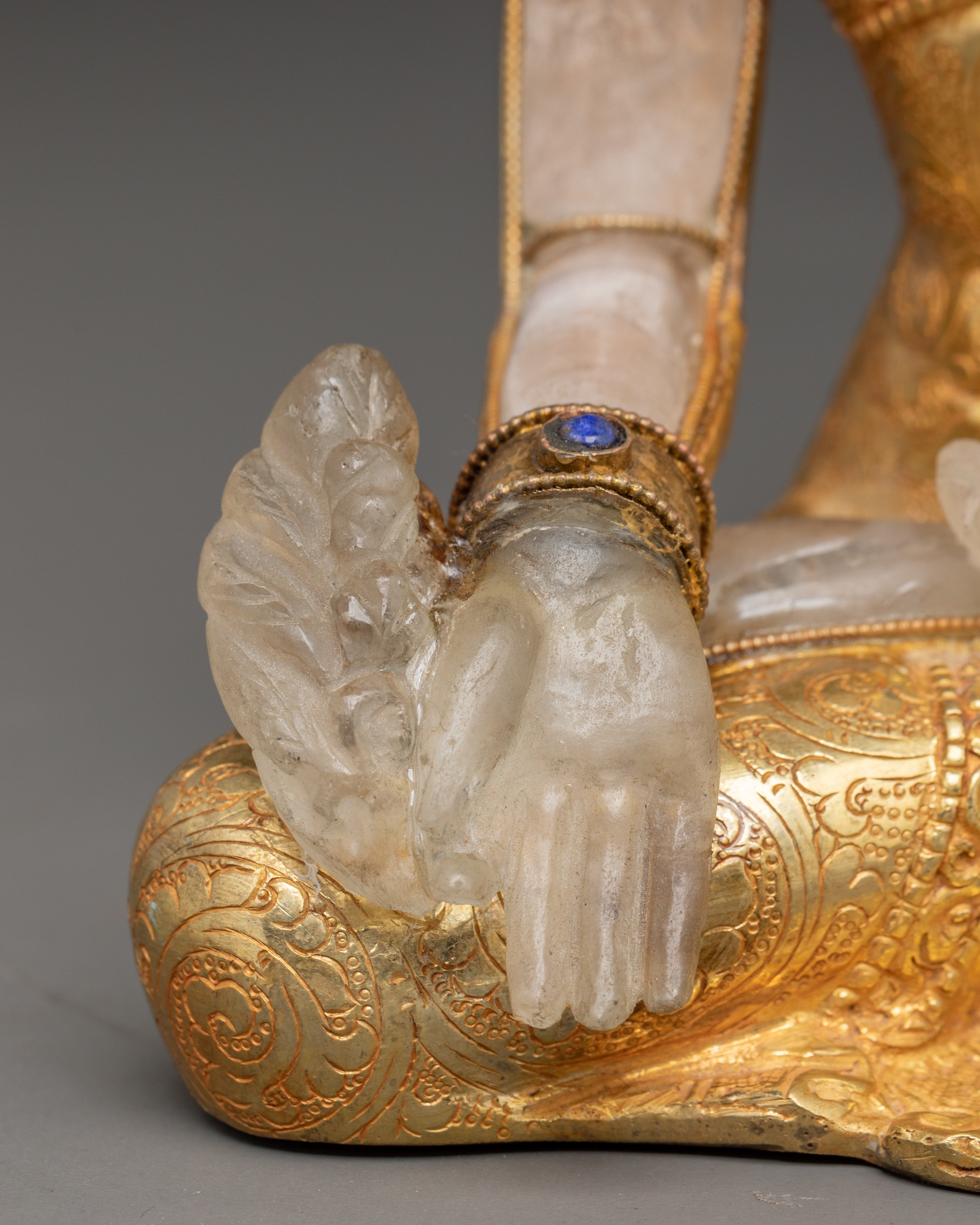 Serene Healer Medicine Buddha Handmade Statue | Healing and Compassion Icon
