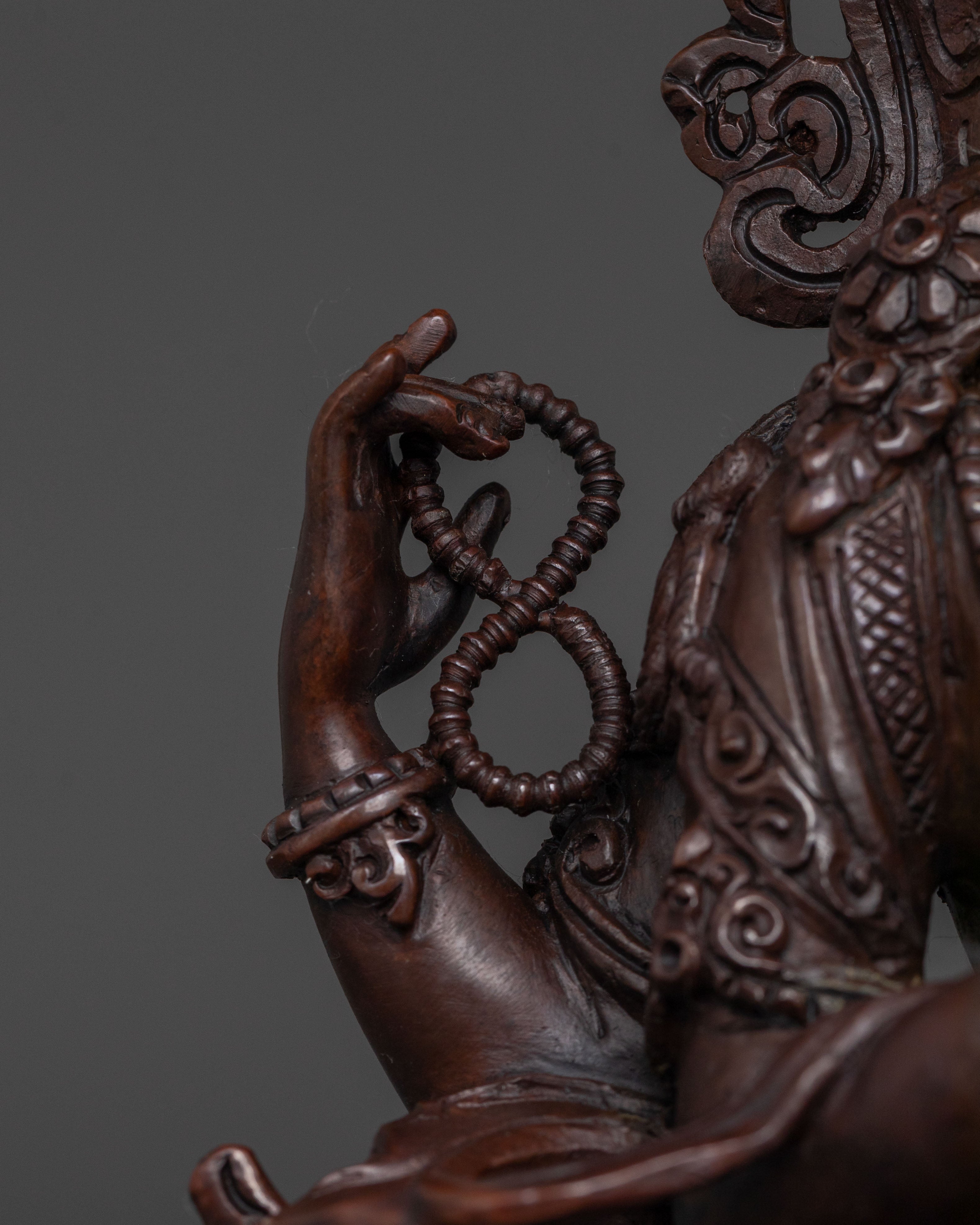 Compassion Buddha Chenrezig Statue | Oxidized Copper Statue