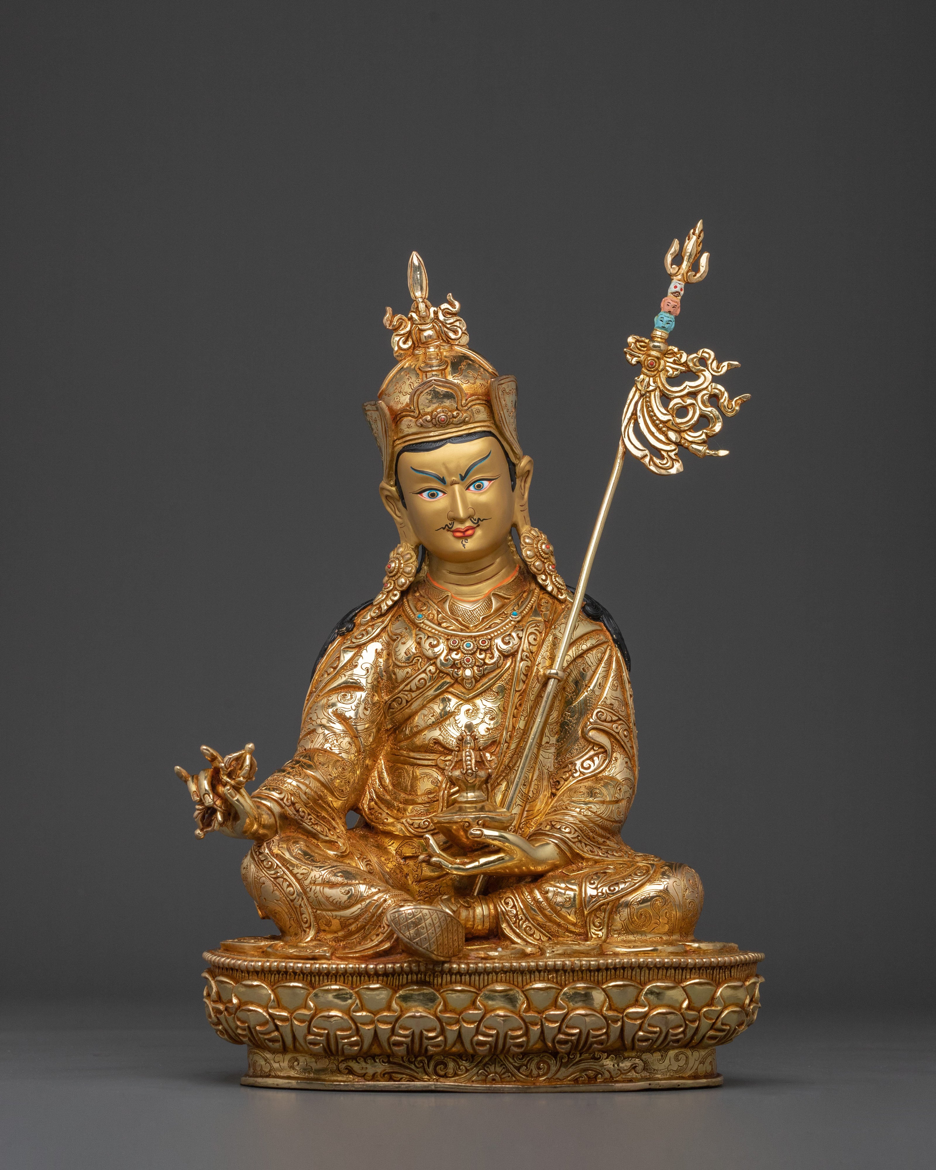 Handmade Sculpture of Guru Rinpoche | Symbol of Enlightened