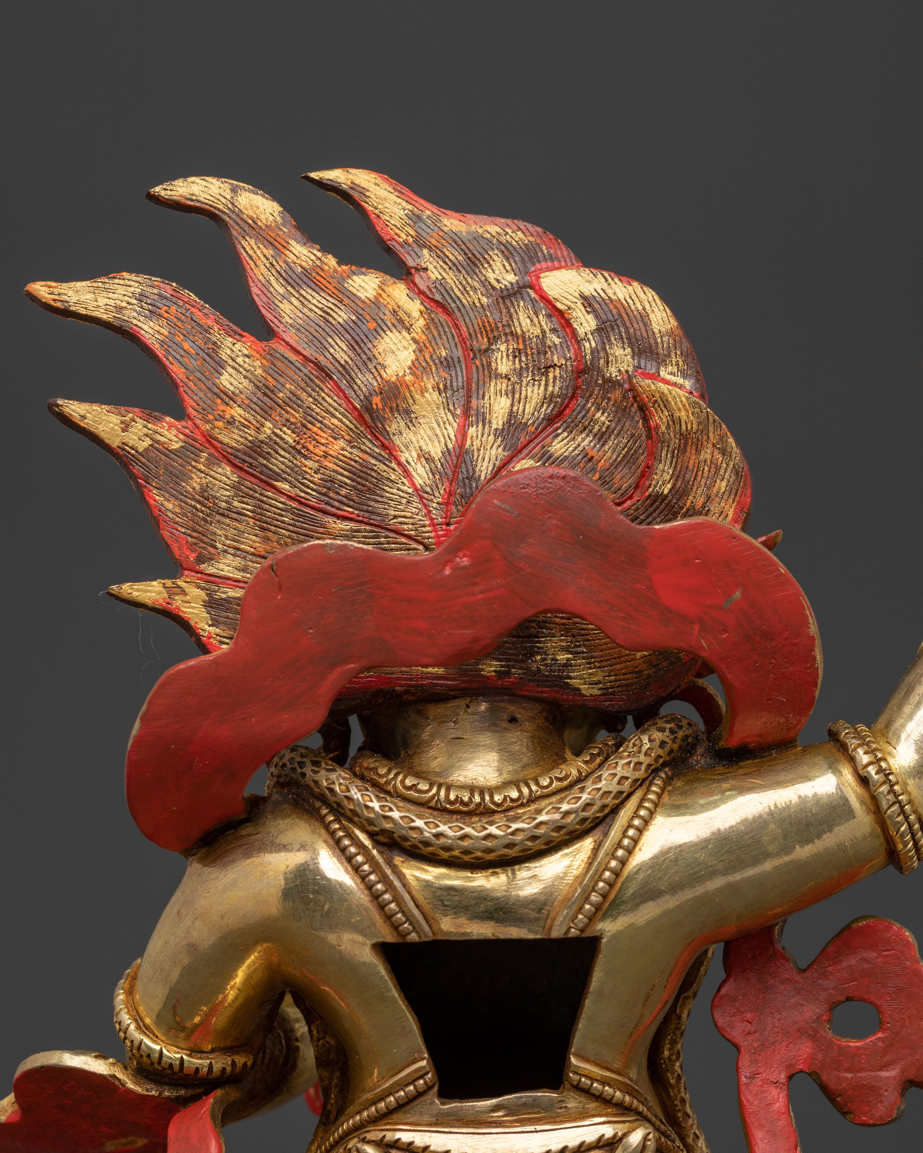 Vajrapani Wrathful Deity Sculpture | Protection and Strength Statue