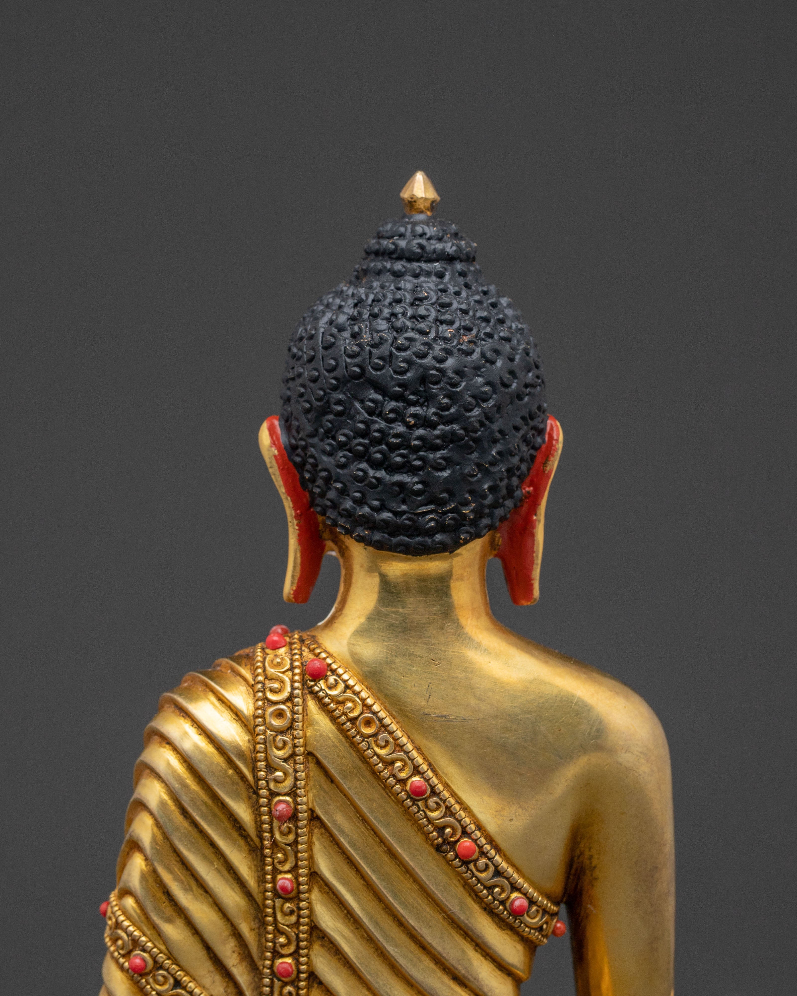 Medicine Buddha Statue – 24K Gold Gilded Copper Statue