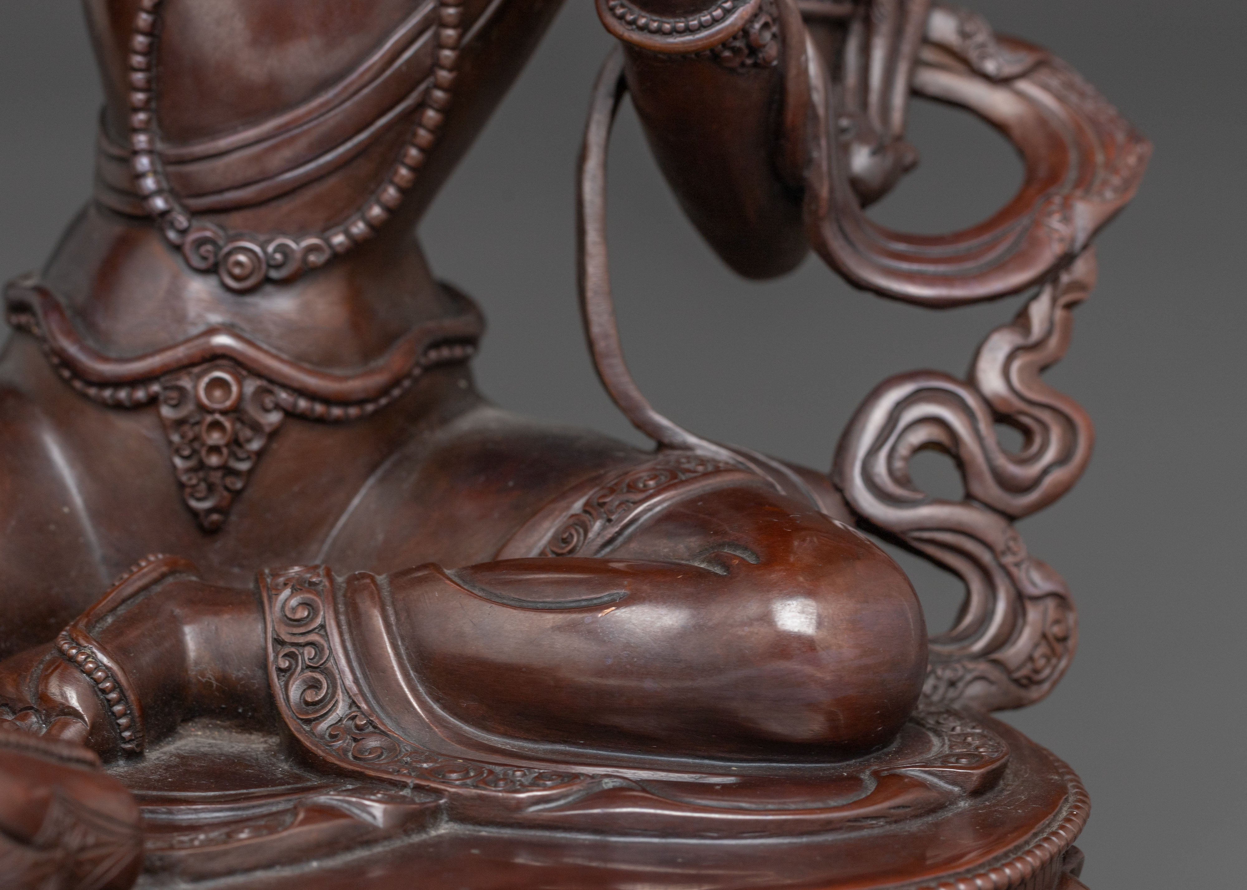 Handmade Oxidized Copper Shyama Tara Statue | Compassionate Goddess of Protection