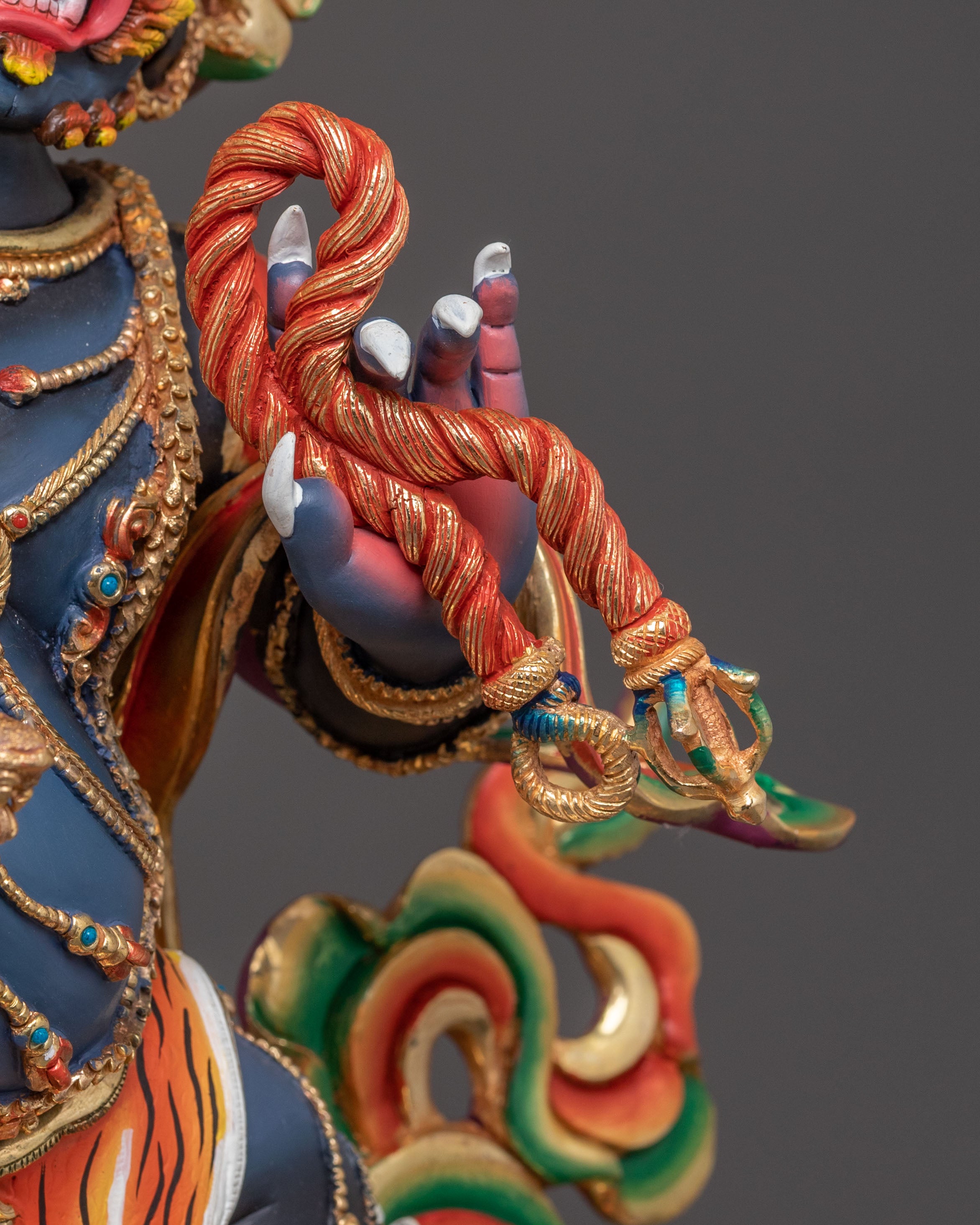 Handcrafted Copper Vajrapani Statue – Exquisite Nepalese Artistry