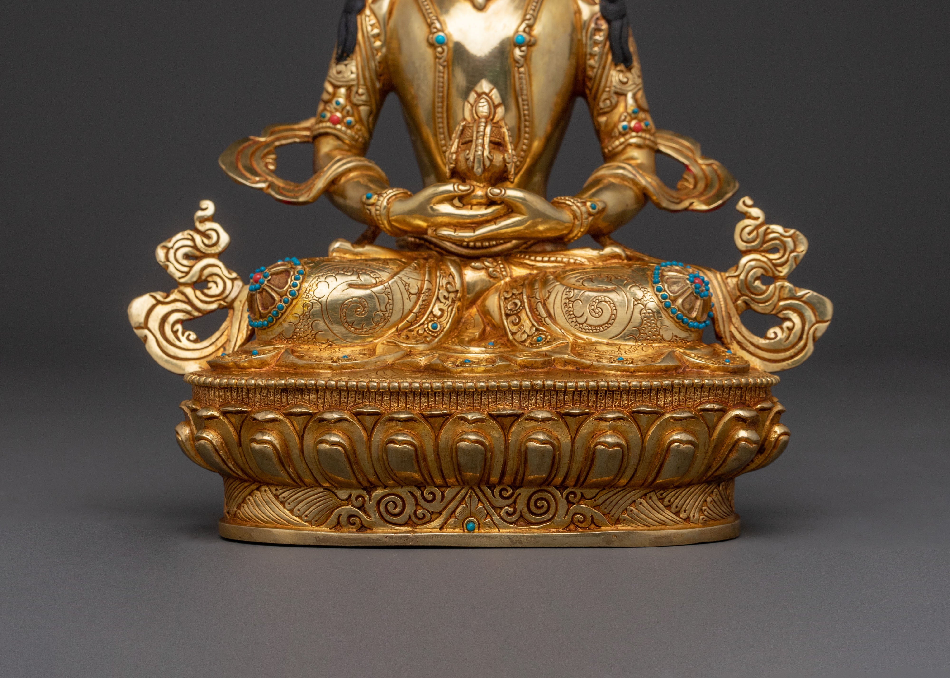 Radiant Amitayus Blessing Statue | Spiritual Altars
