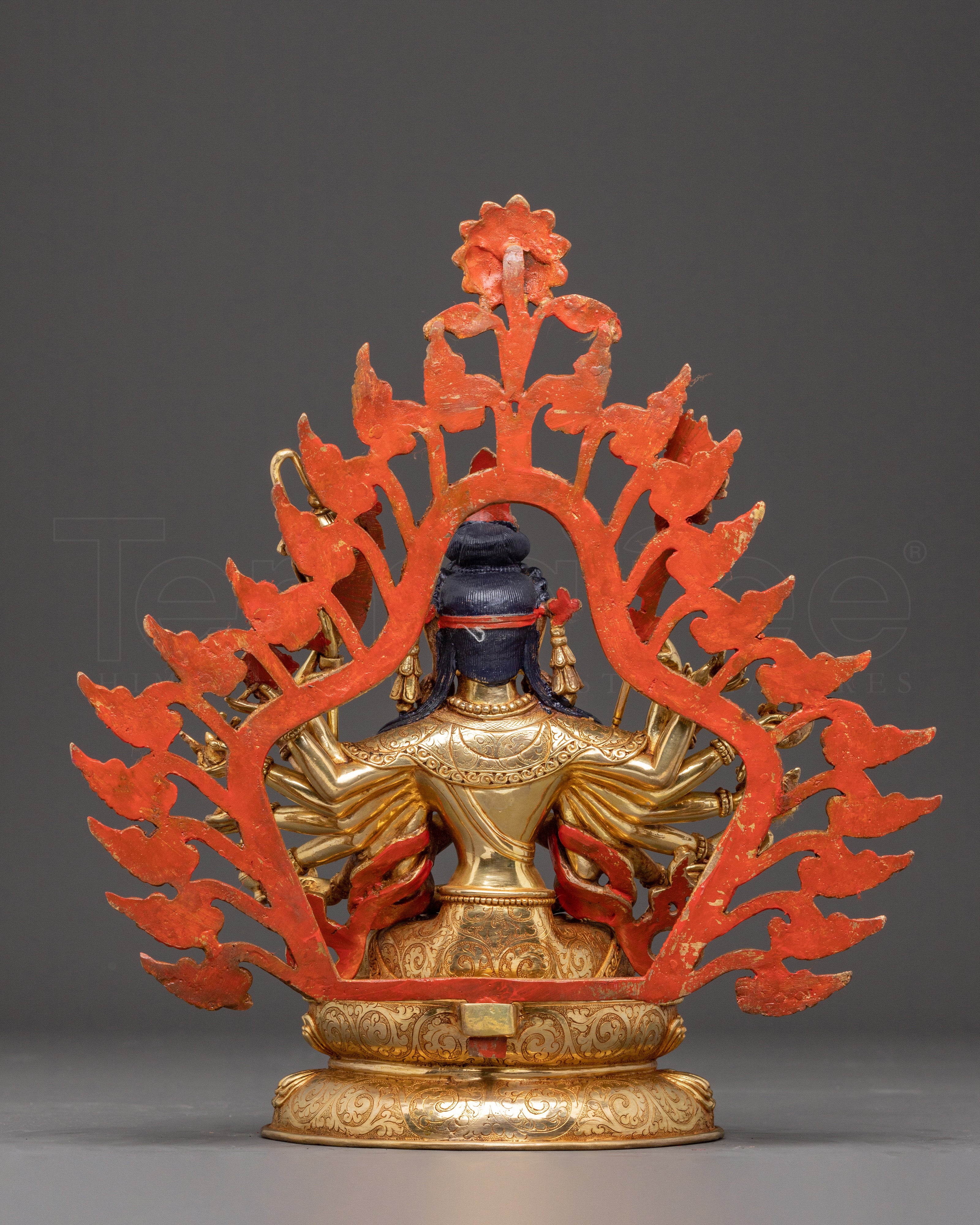 Golden Statue of Chundi | Buddhist Goddess of Compassion