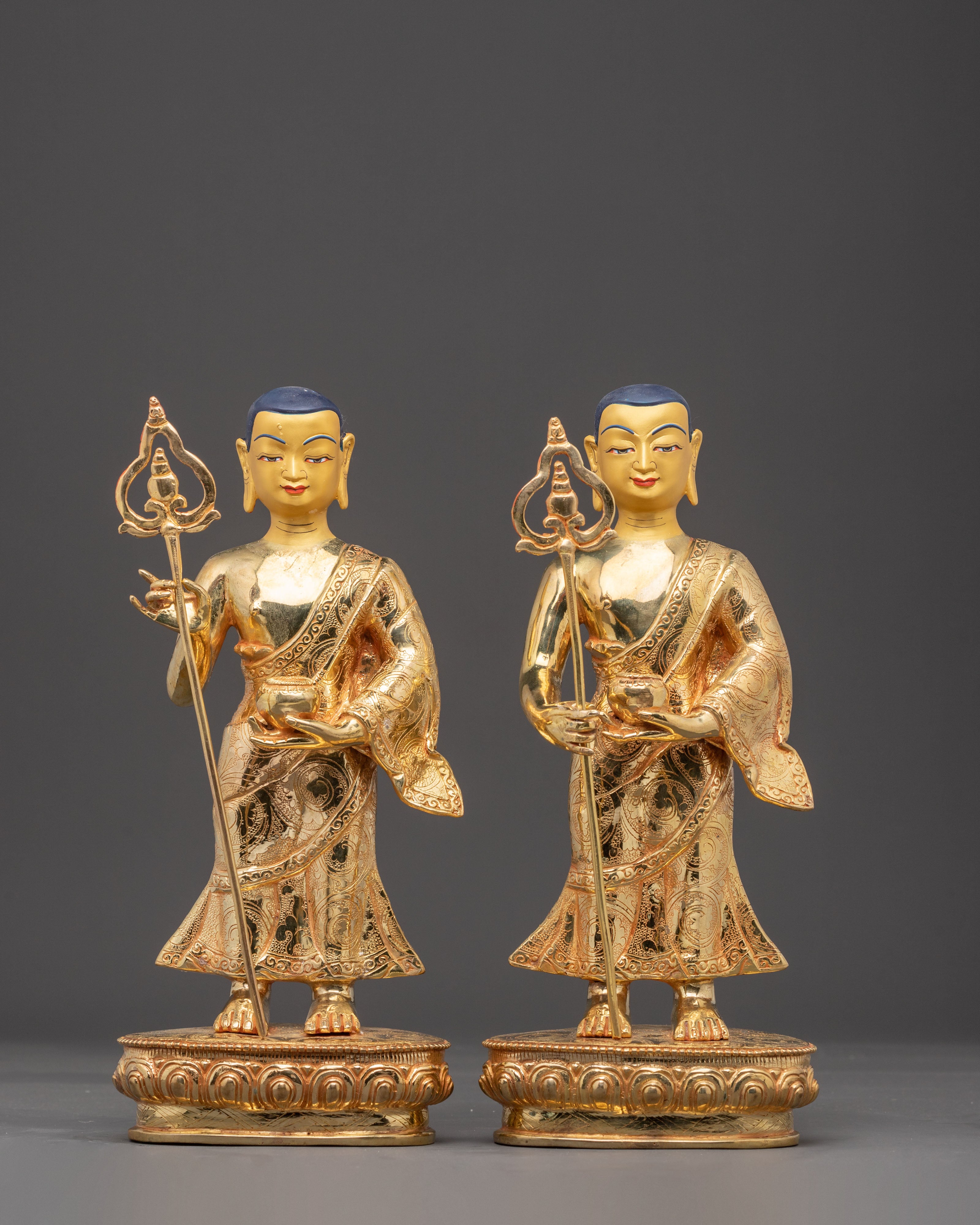 Two Disciples of Shakyamuni Buddha Statue