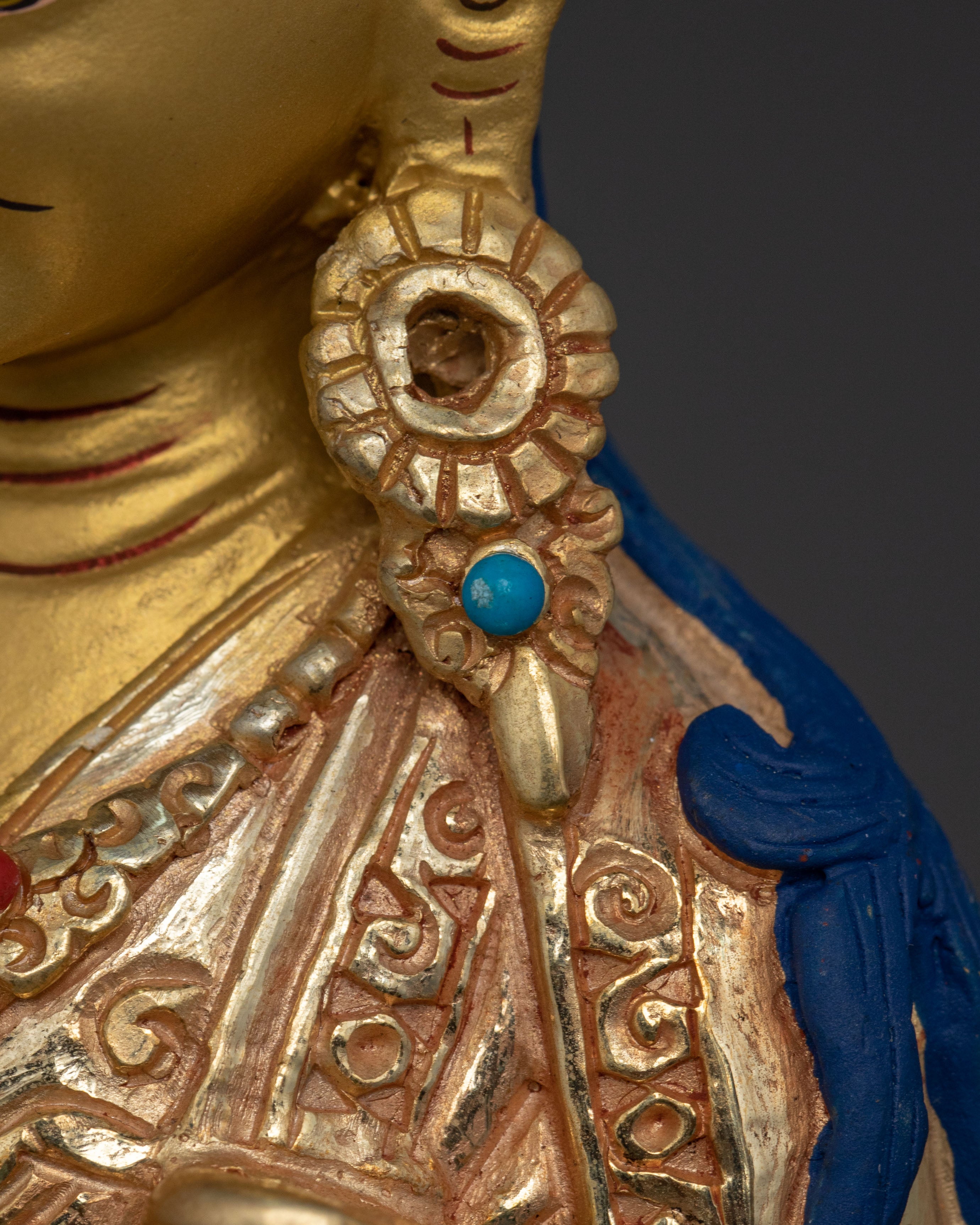 Handcrafted Guru Rinpoche Statue | Buddhist Figurine