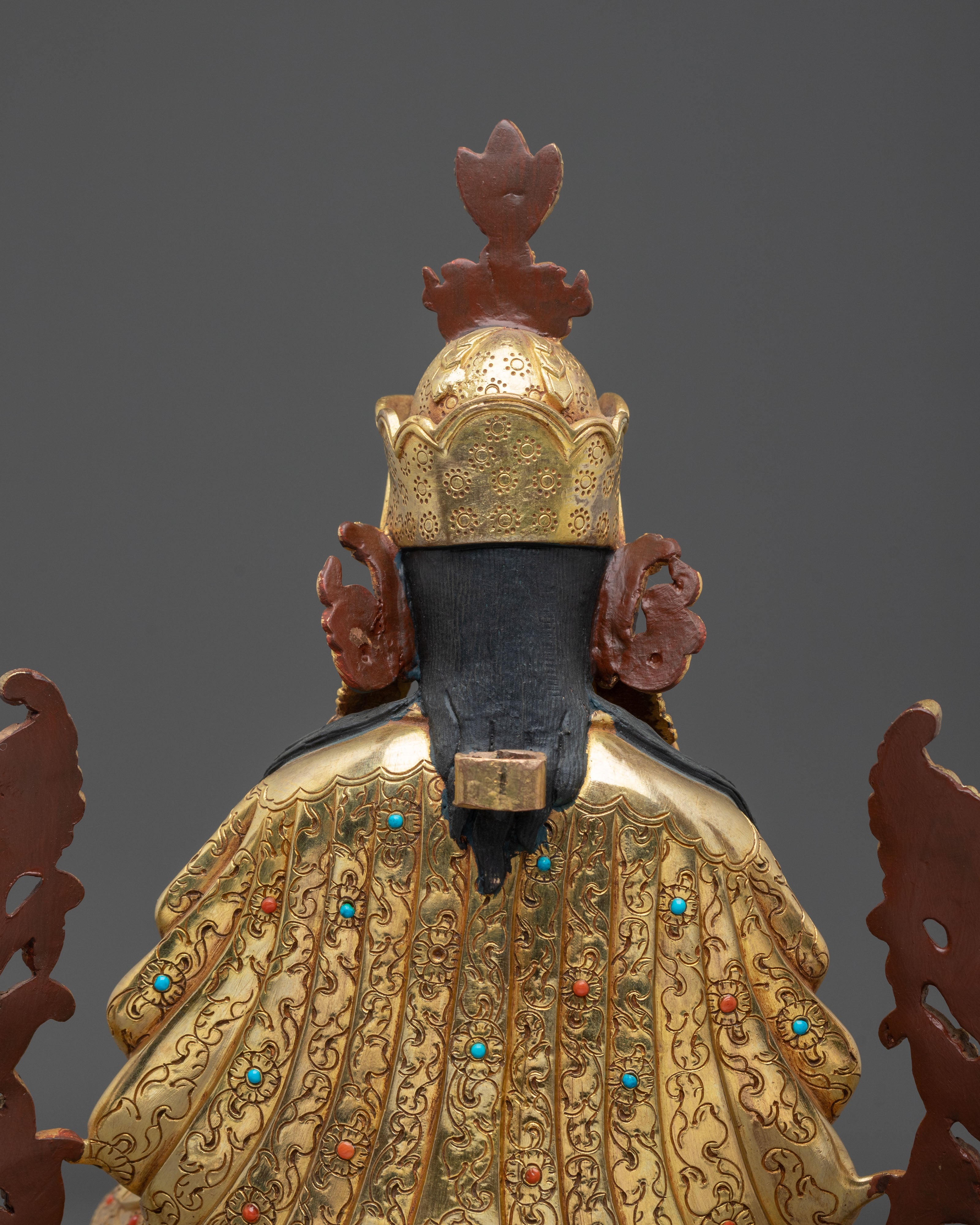 Tsokye Dorje Buddhist Statue | 24K Gold Gilded Copper Sculpture