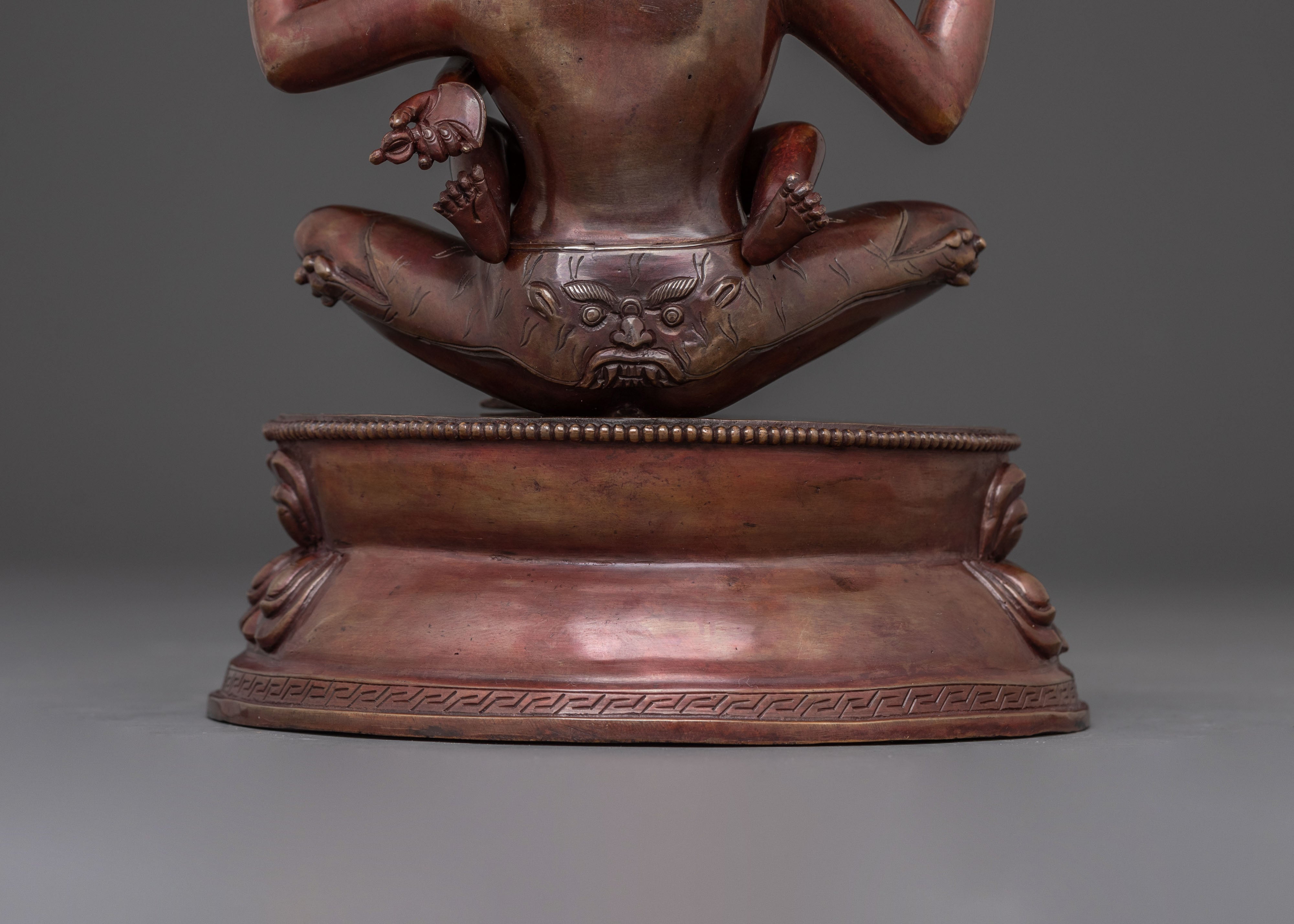 Ghantapa Statue - Oxidized Copper Art