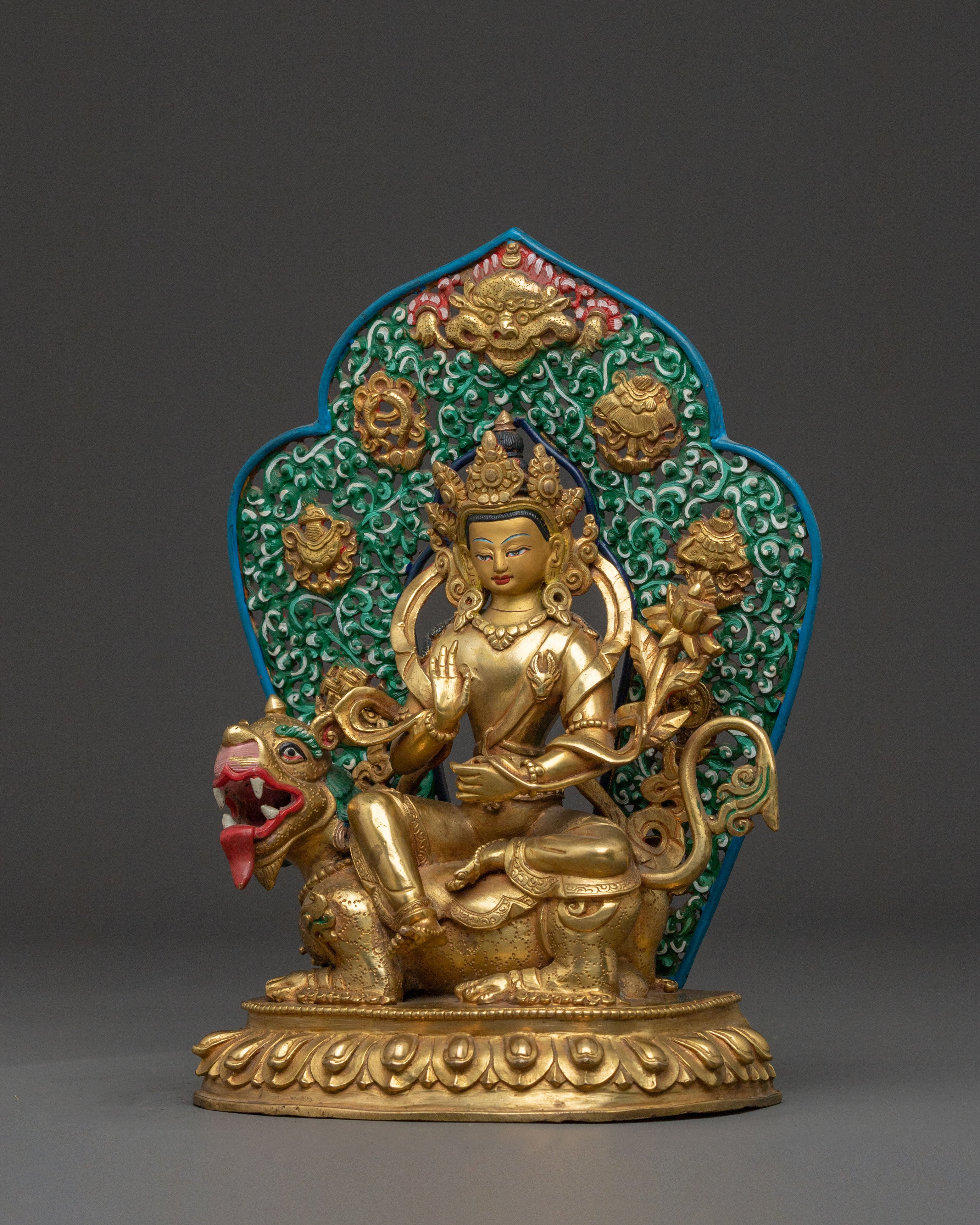 Simhanada Avalokiteshvara Statue | Compassion Icon