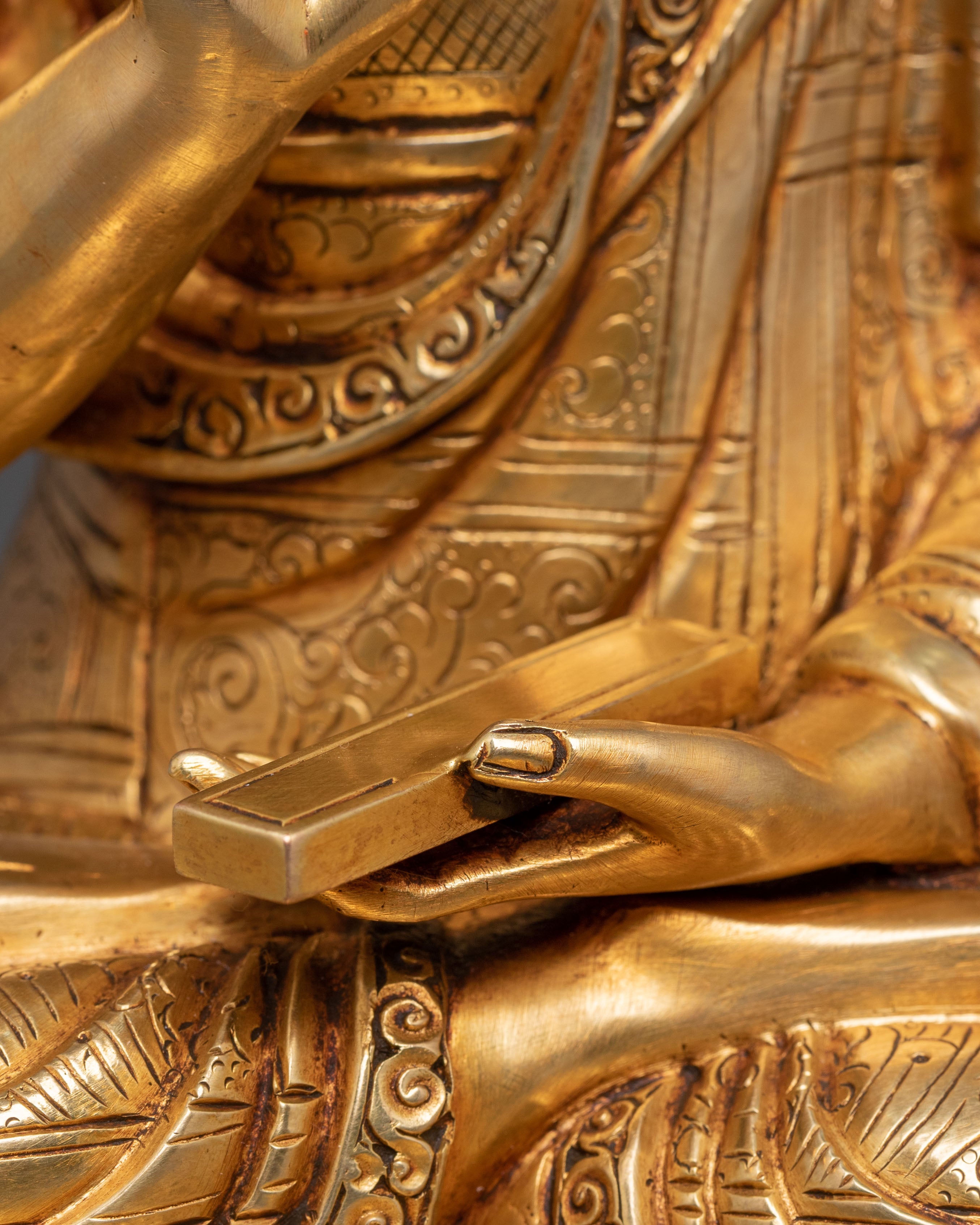 Tsongkhapa Sacred Statue with Disciples | Spiritual Icons