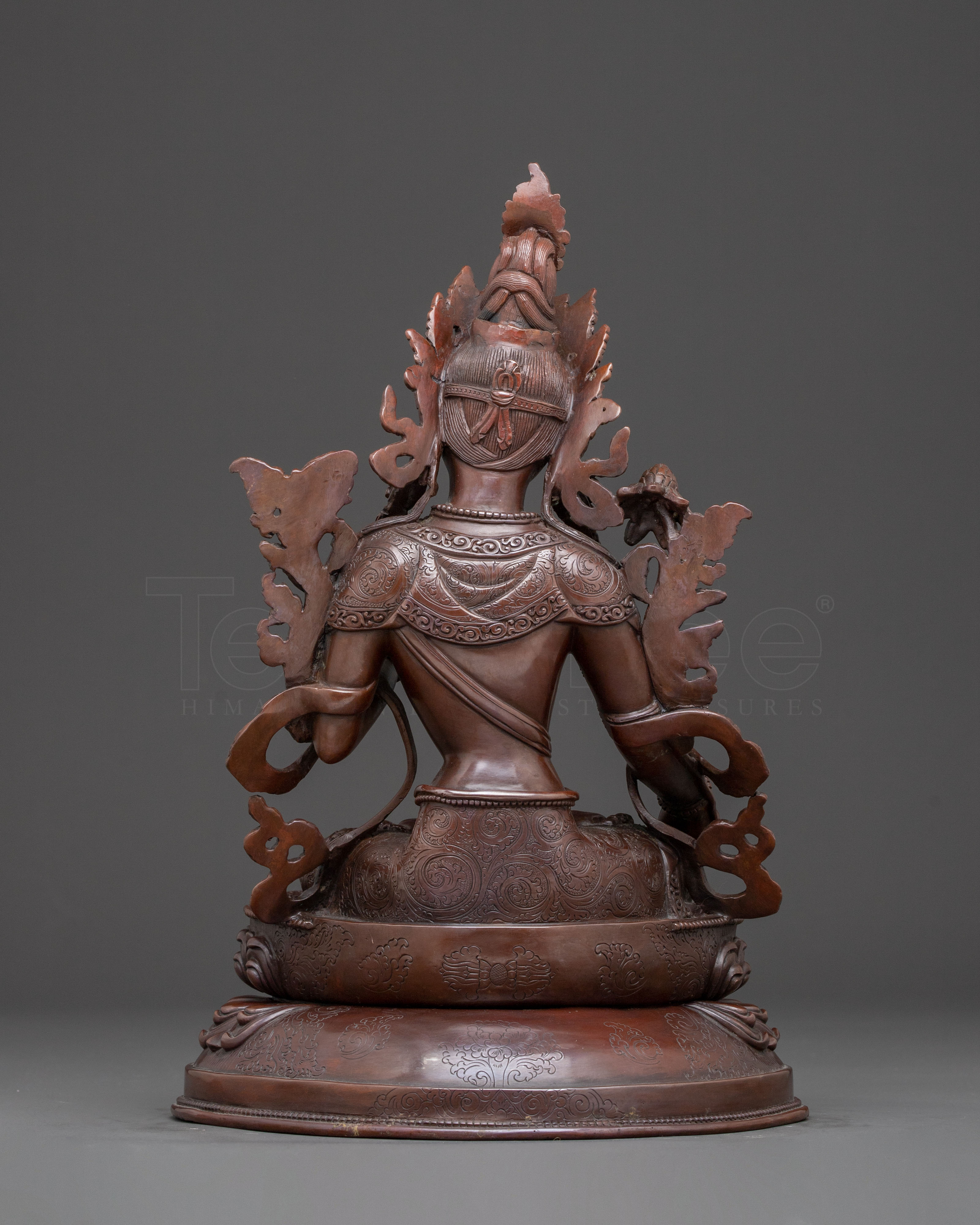 Handcrafted Oxidized Copper Sita Tara Statue | Traditional Himalayan Art