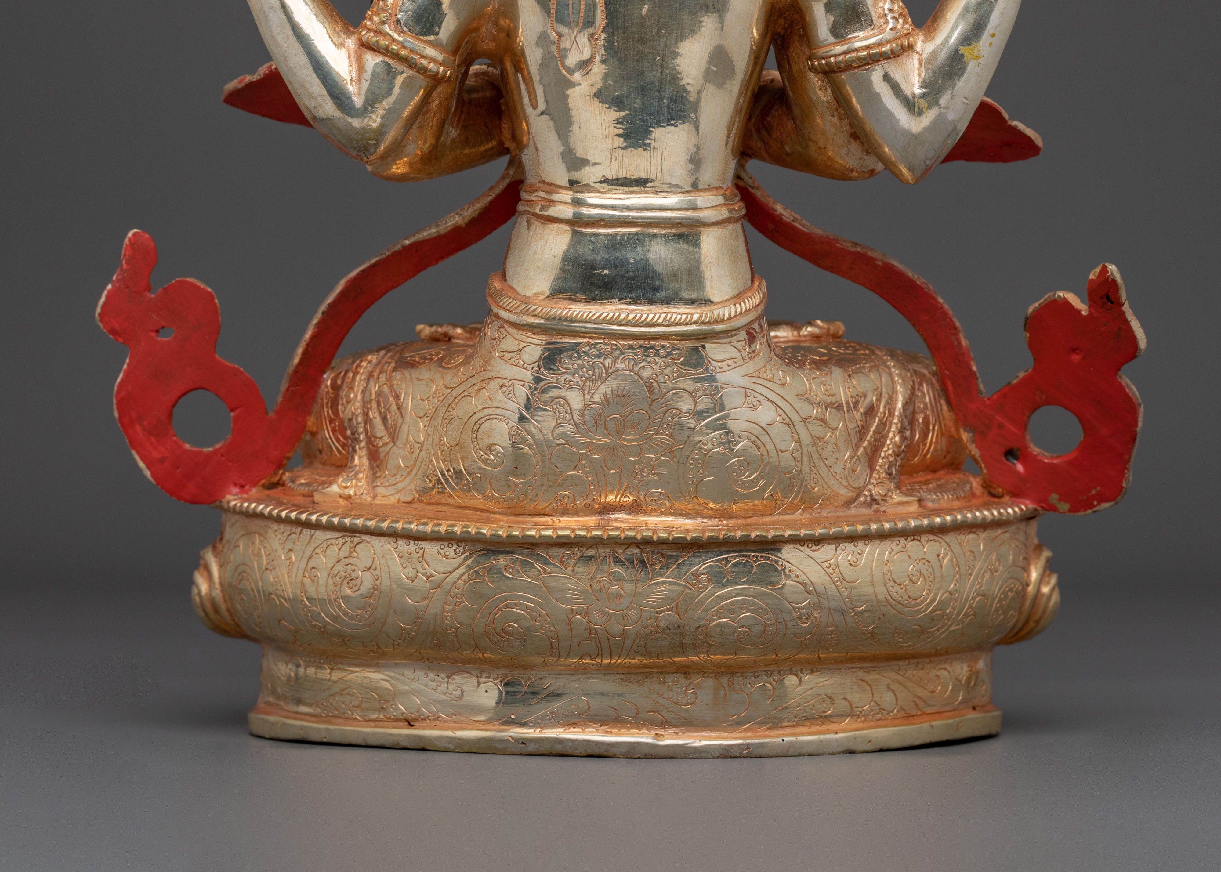 Chenrezig Statue | 24k Gold Gilded Guardian