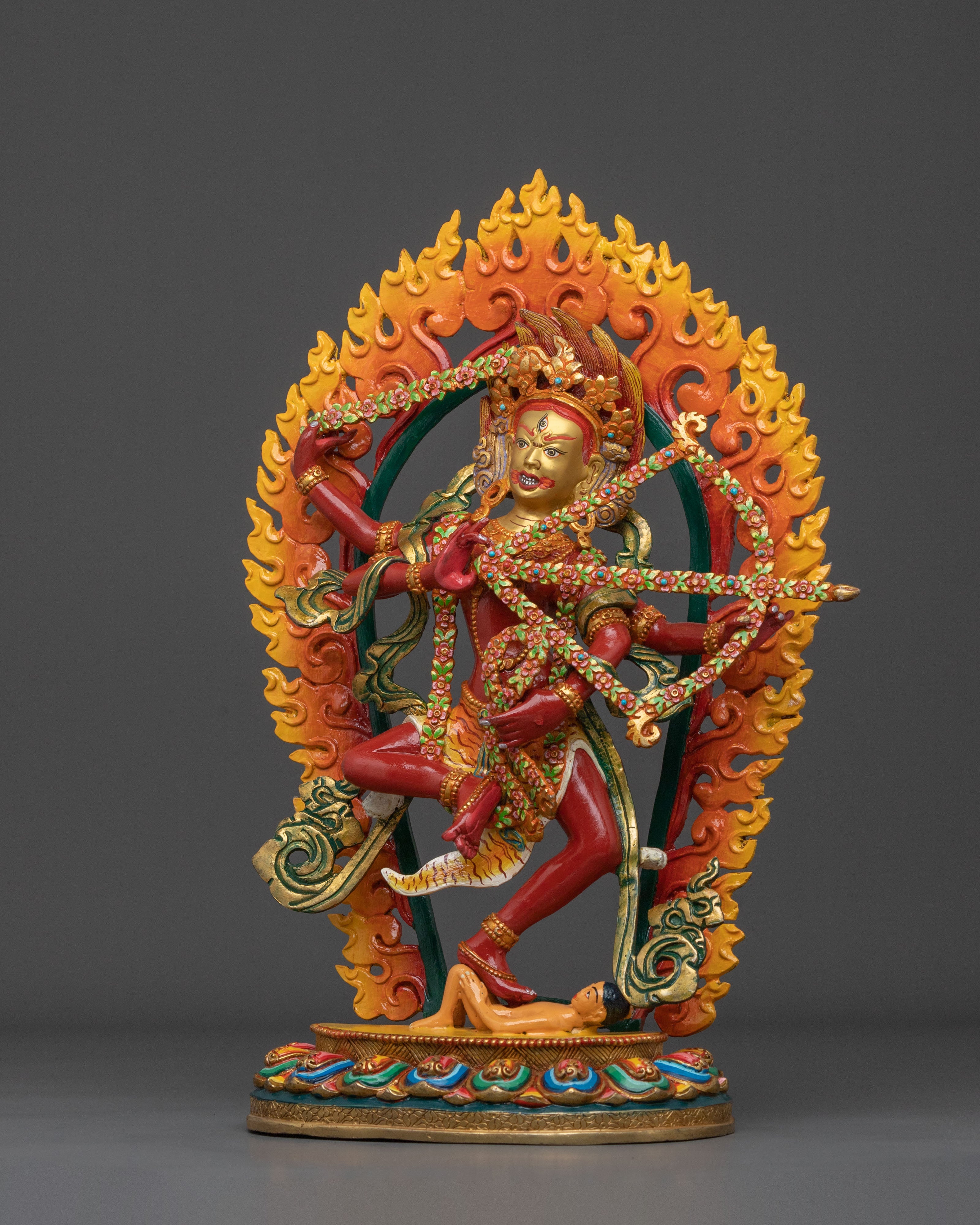 Red Tara Kurukulla Sacred Statue | Goddess of Magnetizing Power