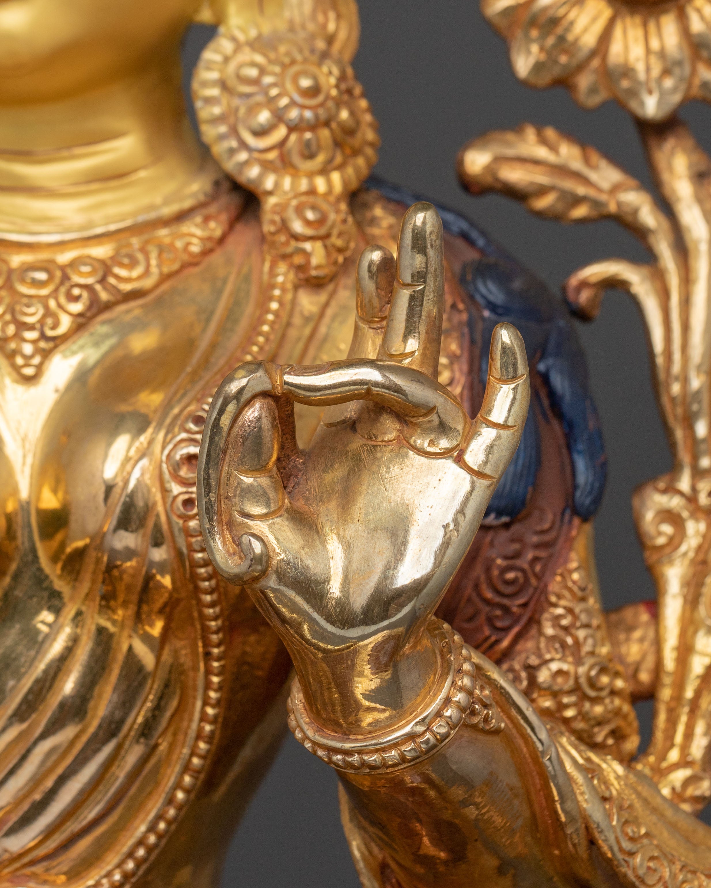 Green Tara Sacred Shrine Figure | Goddess of Compassion and Swift Protection