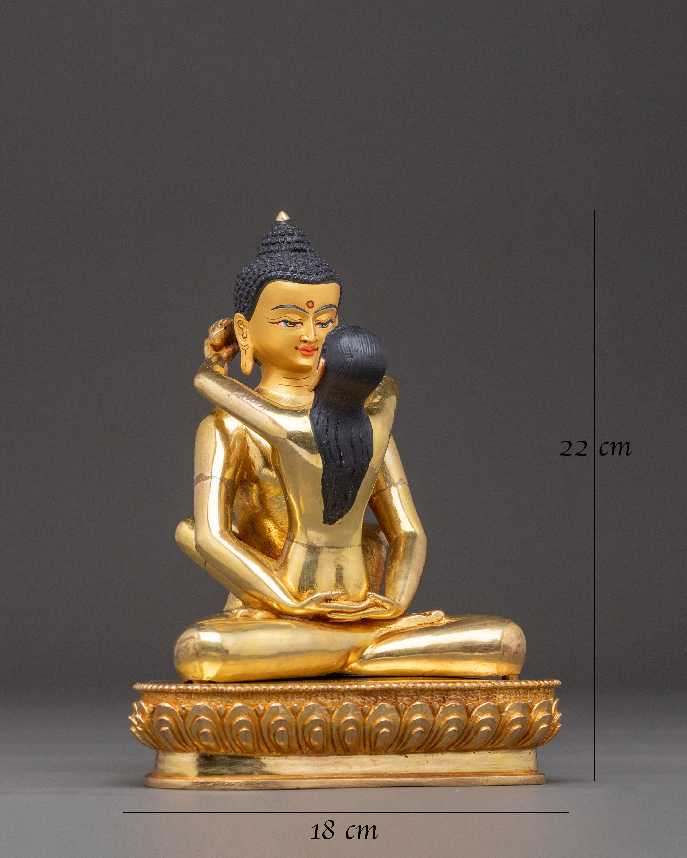 Buddha Samanthabhadra with Consort Statue