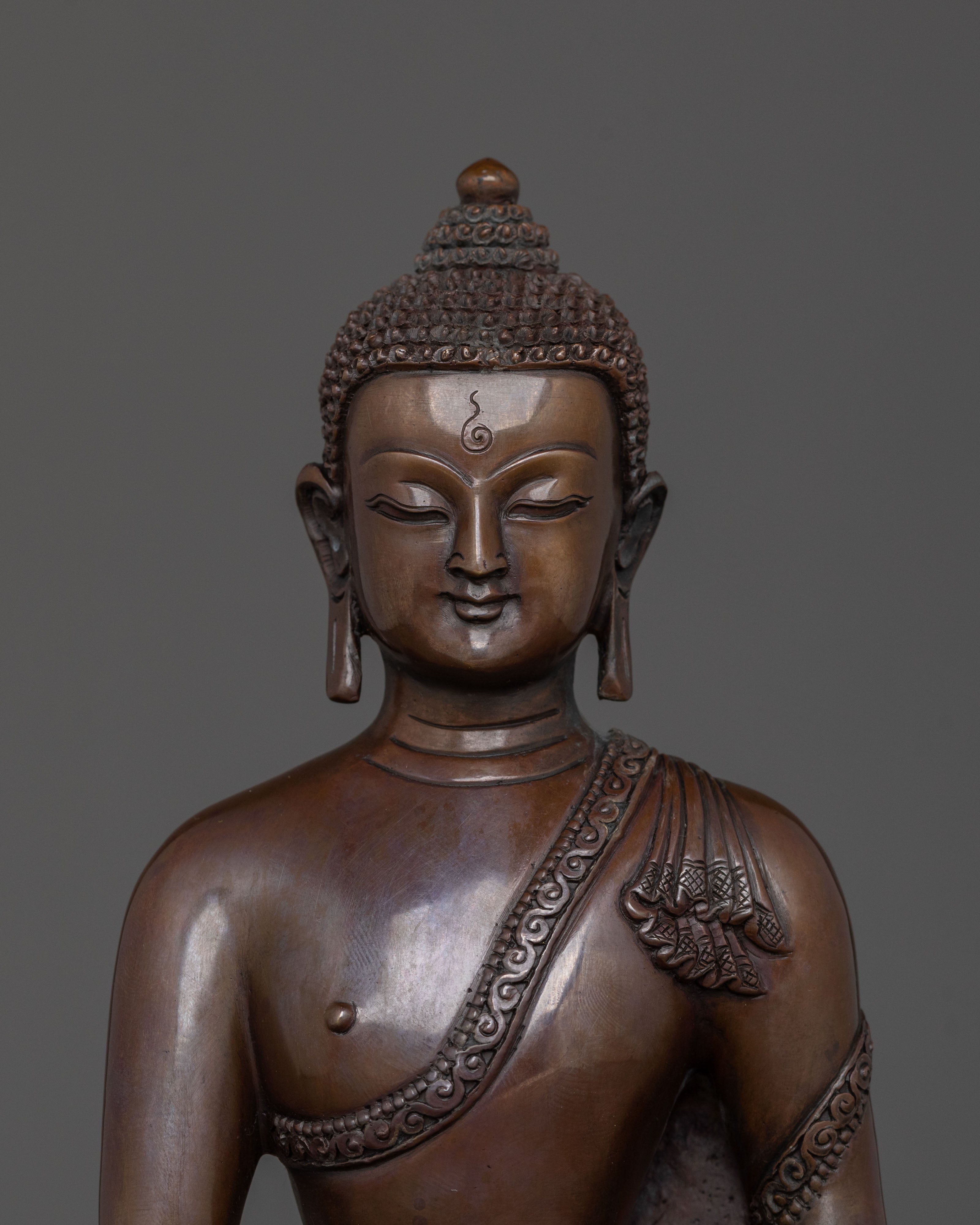 Shakyamuni Buddha Sacred Himalayan Sculpture