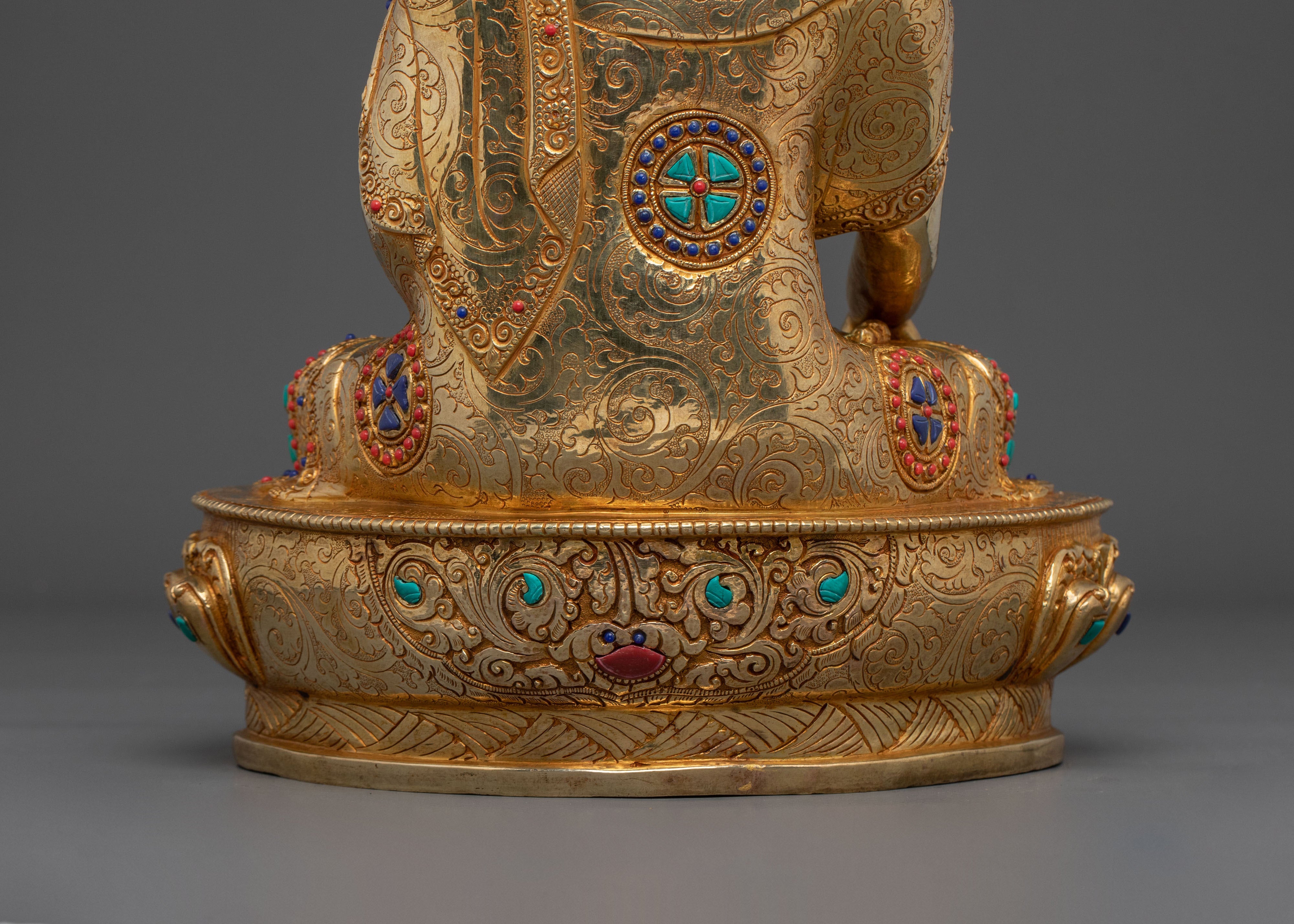 Divine Three Buddha Statue Set | Handcrafted Nepal Artistry