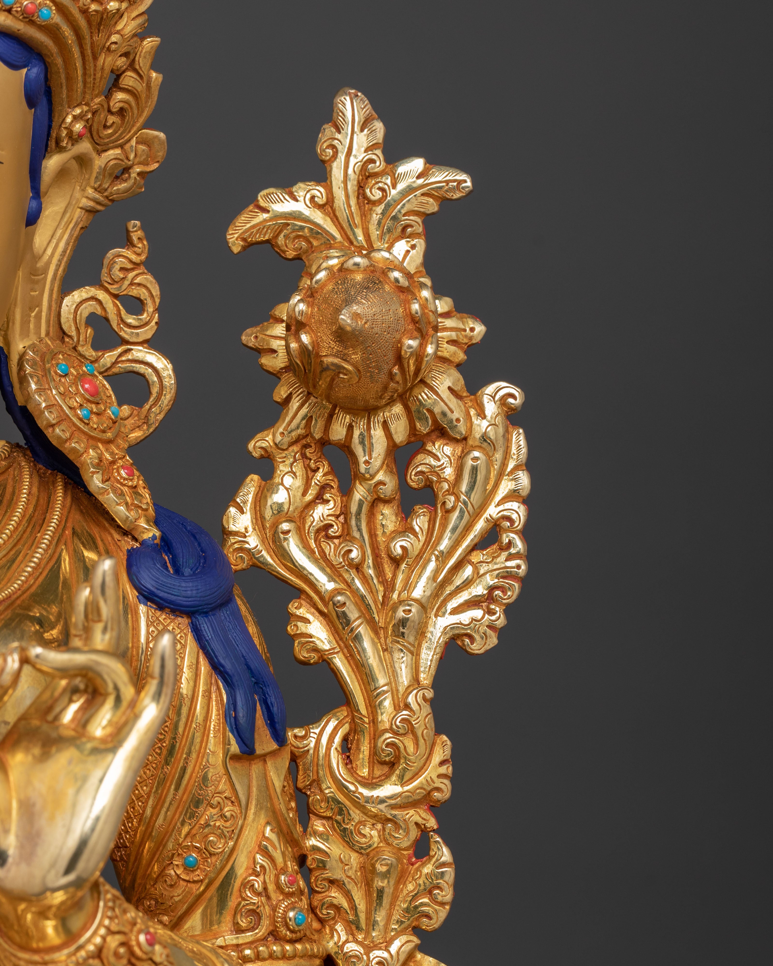 Guardian Green Tara Statue | Handcrafted Elegance