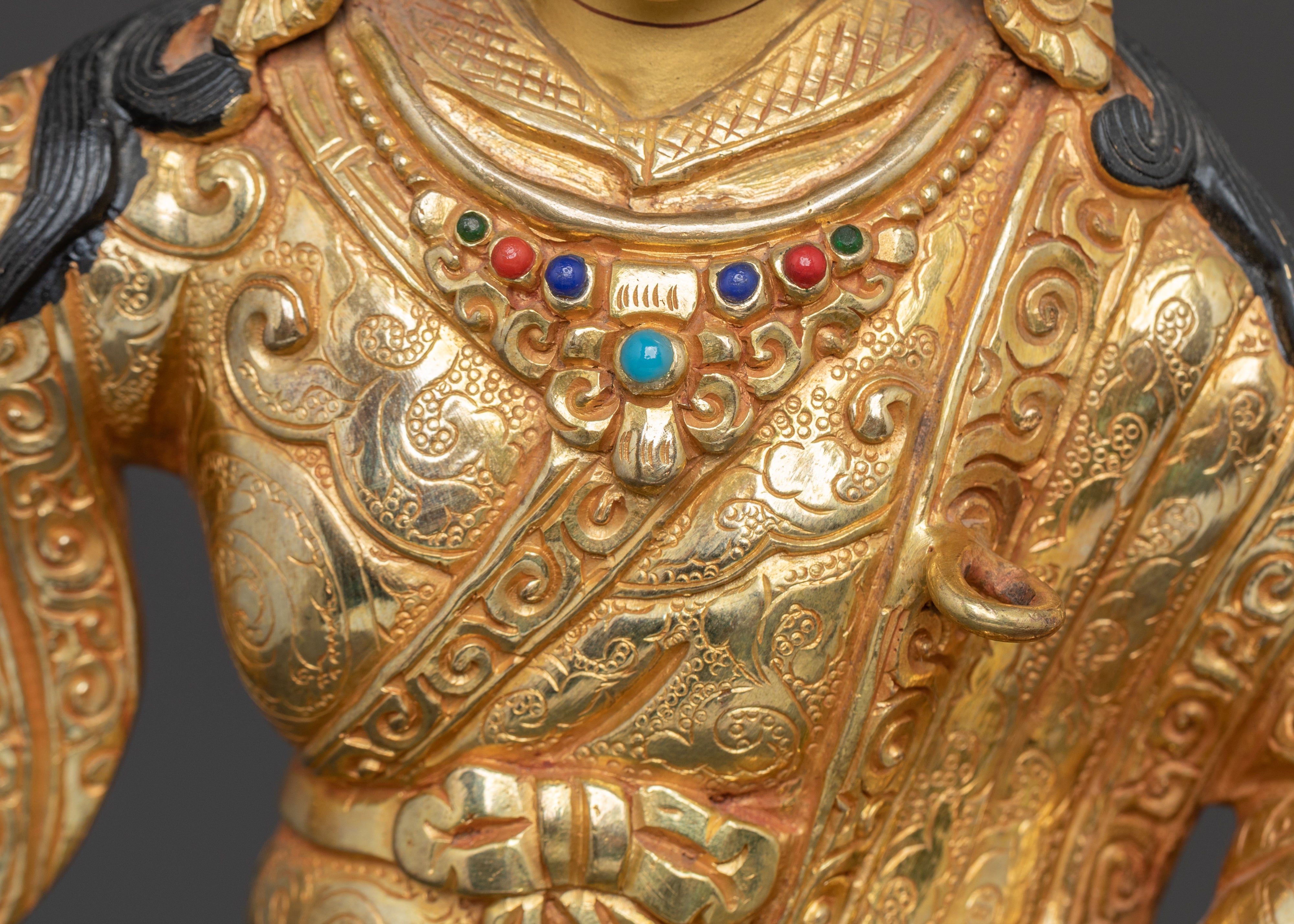 Handcrafted Sculpture of Standing Guru Rinpoche
