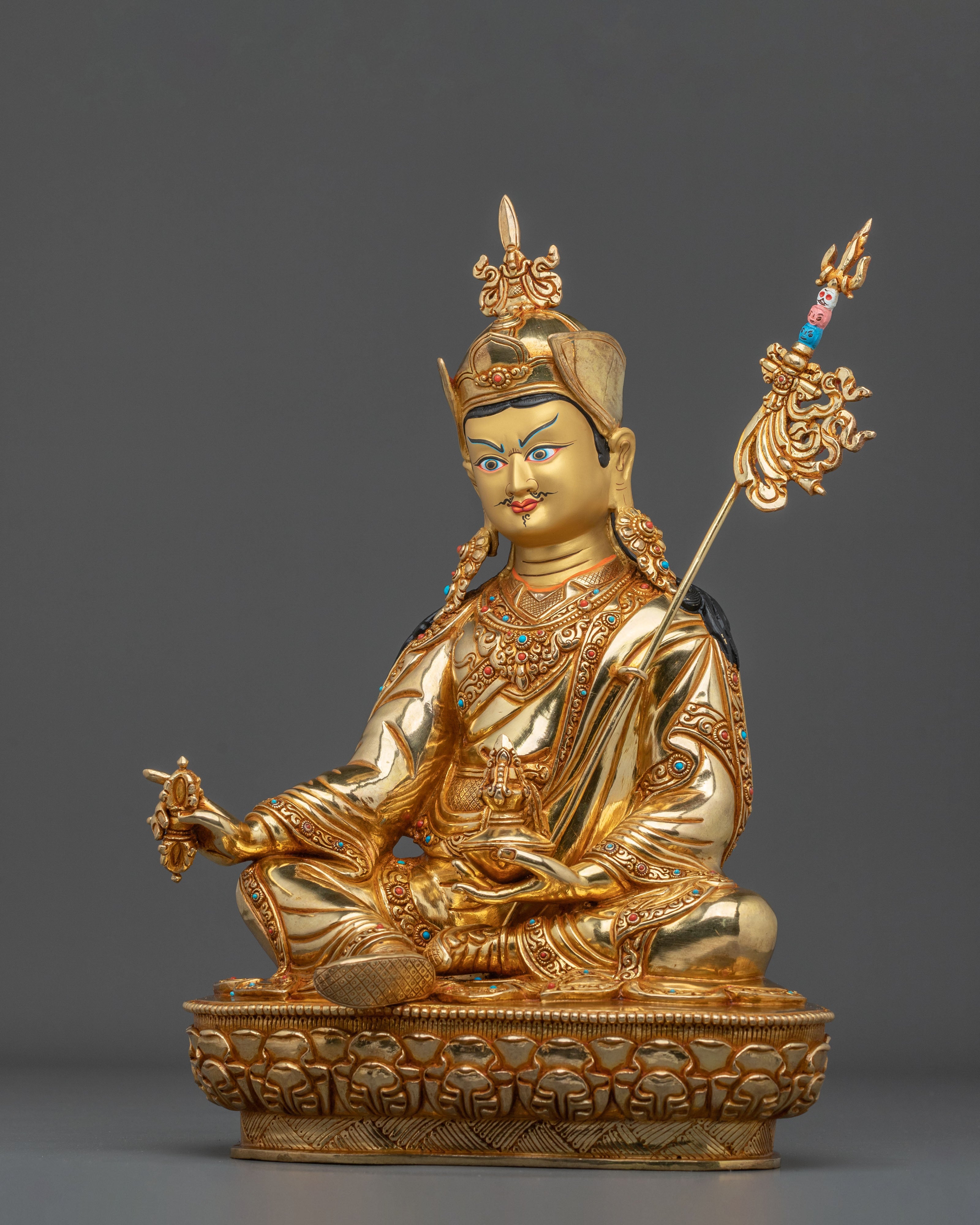 Padmasambhava Sculpture | Tibetan Buddhist Guru Figurine
