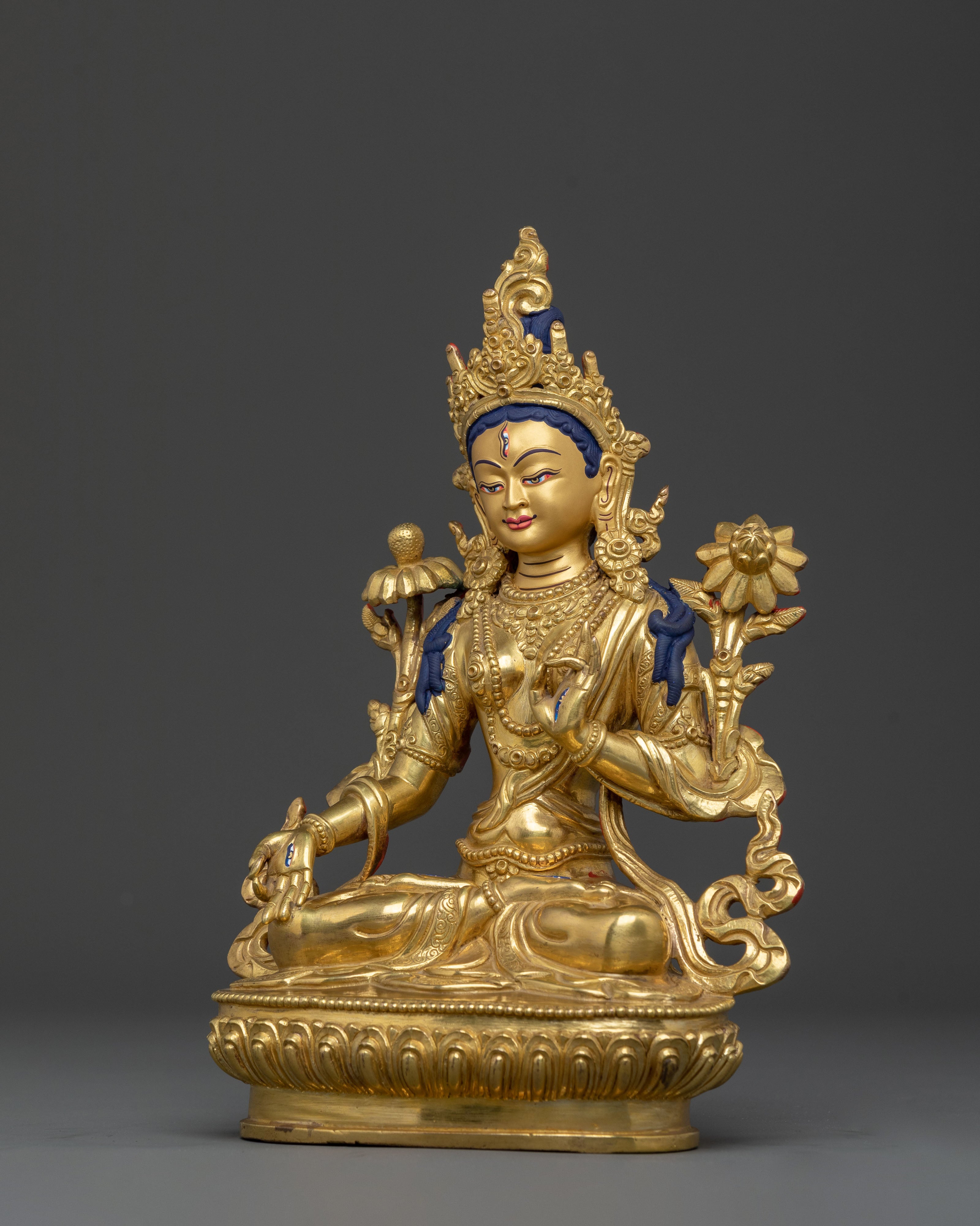 Divine White Tara Statue | Sacred Protector