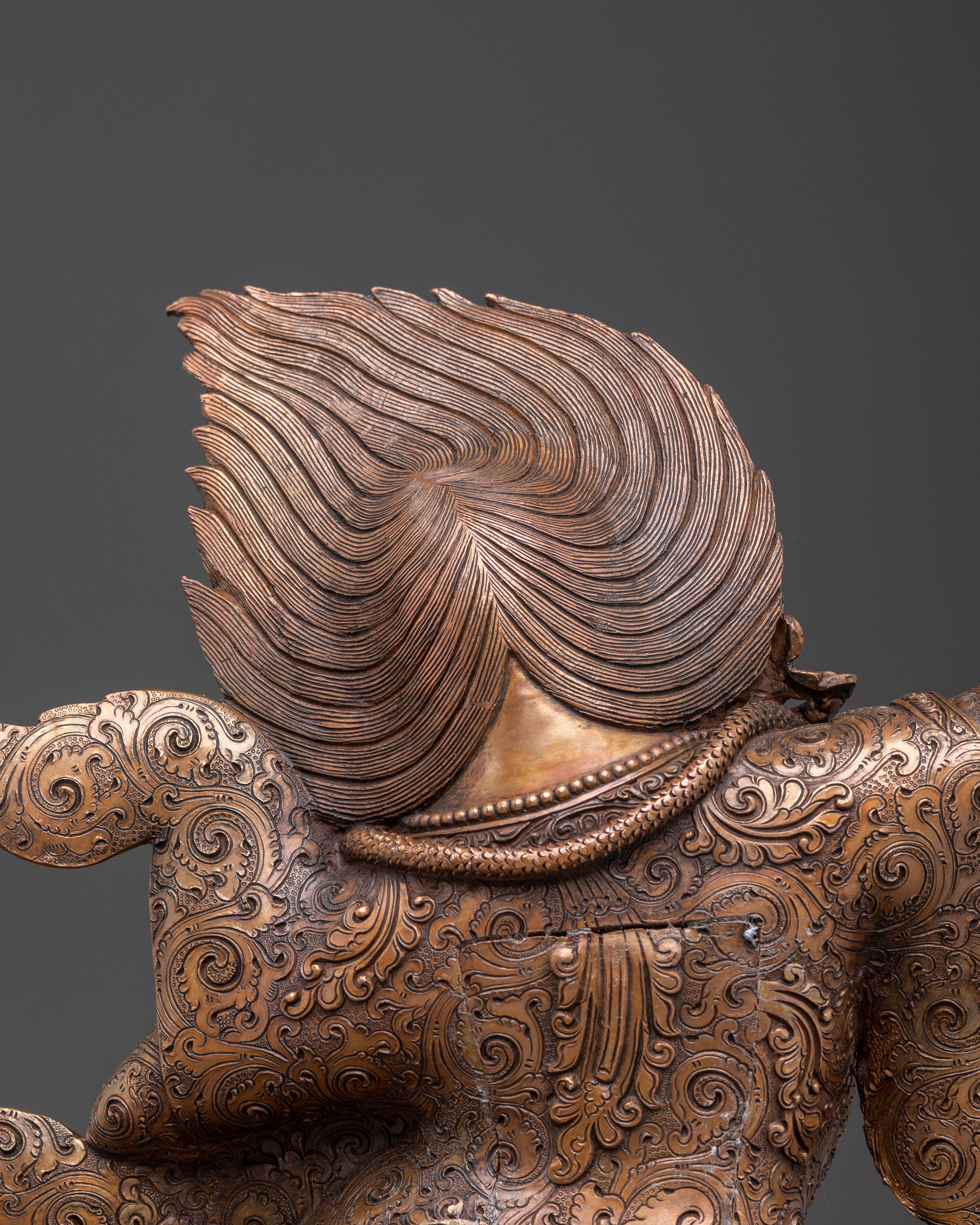 Bernagchen Mahakala Copper Statue | Protector of the Dharma