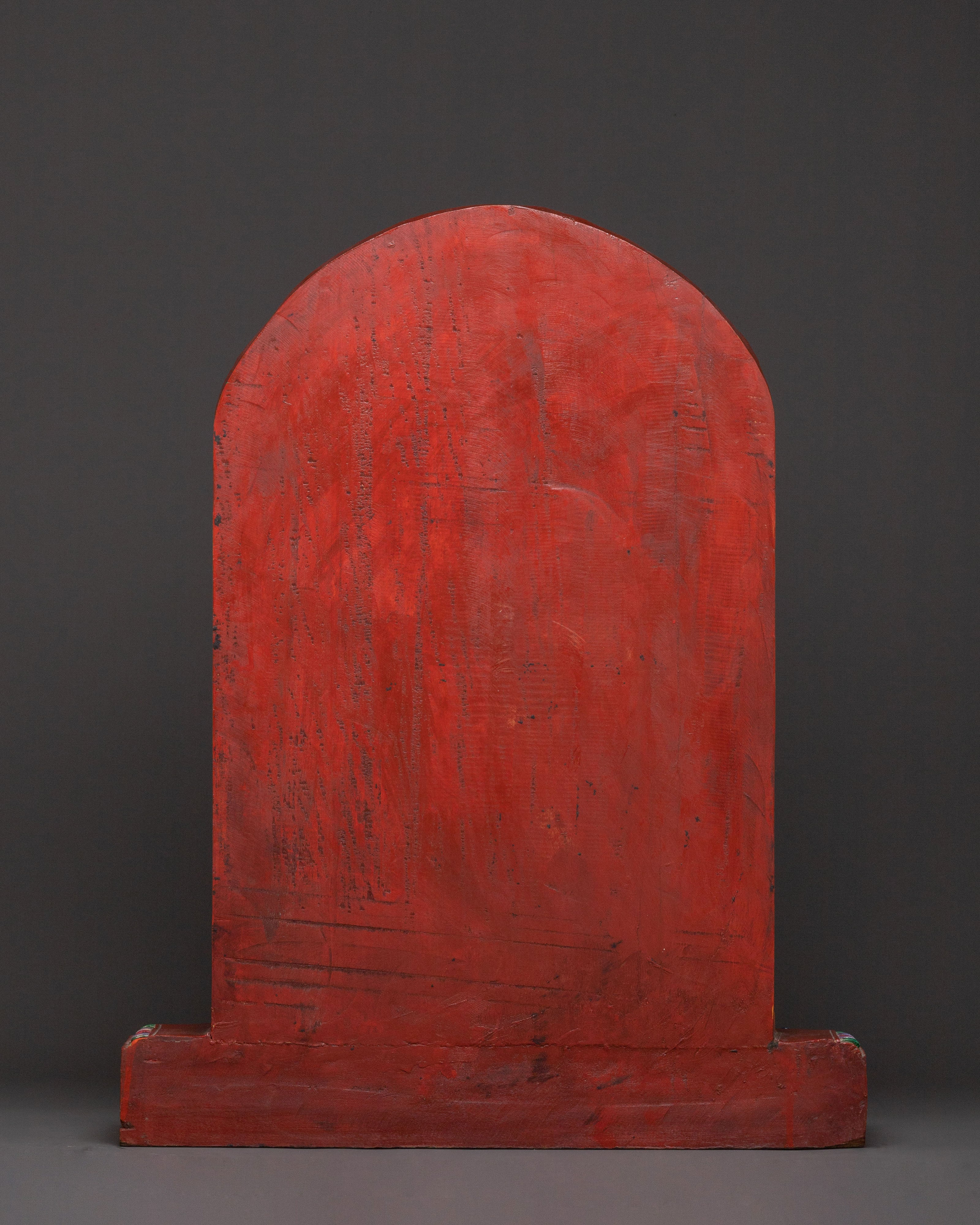 Green Tara Sacred Wooden Sculpture | Himalayan Serenity