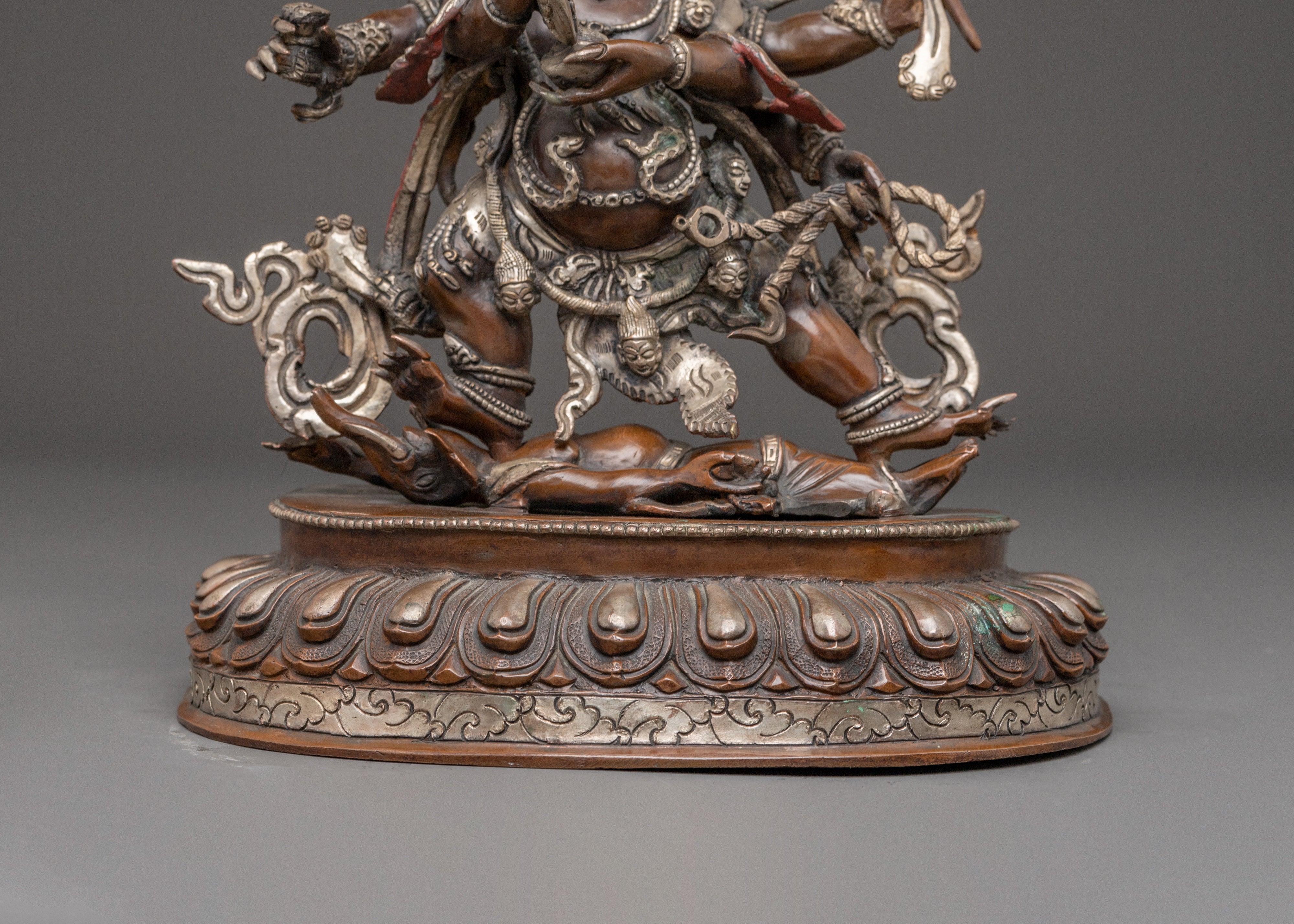 Six Armed Mahakala Statue : The Dharma Protector