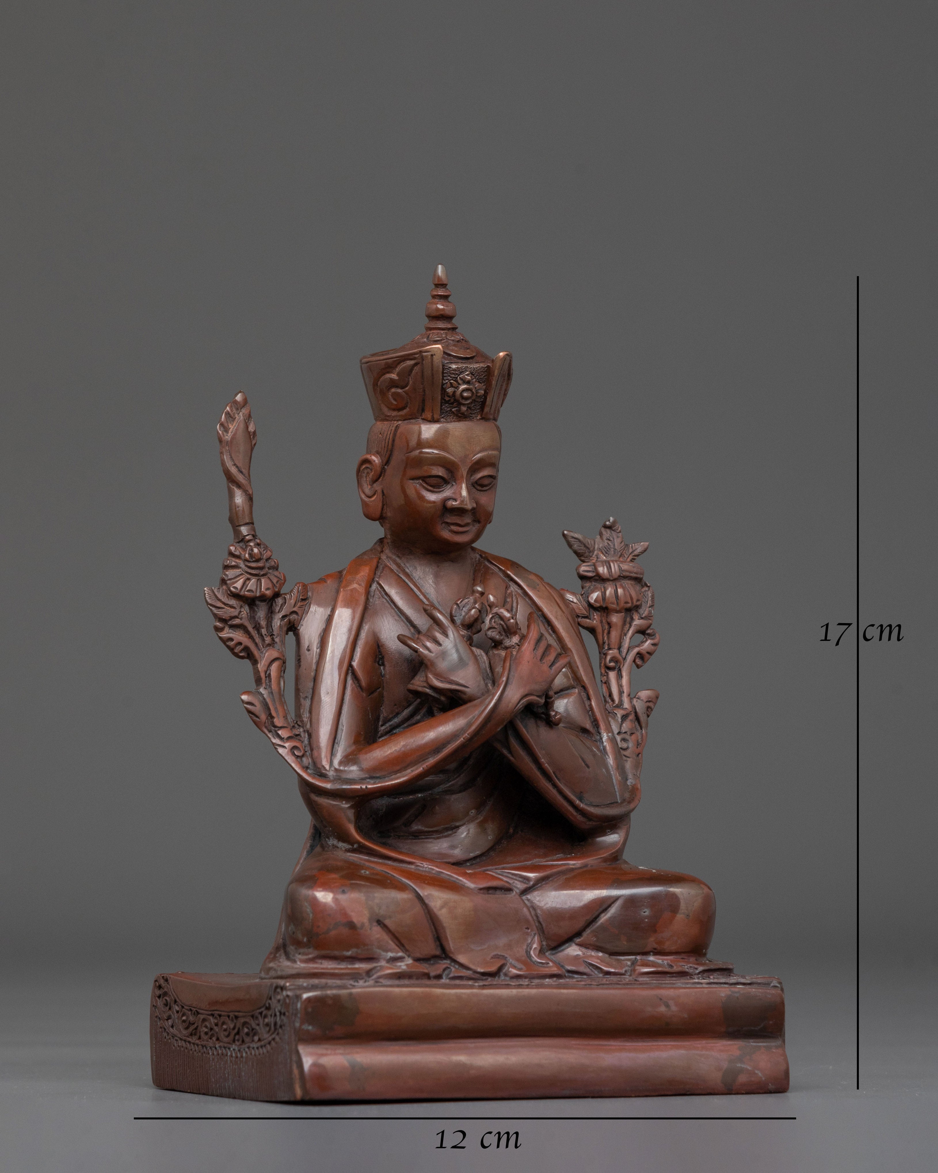 Tibetan Buddhist Master Karmapa Sculpture | Sacred Buddhist Altar Decor