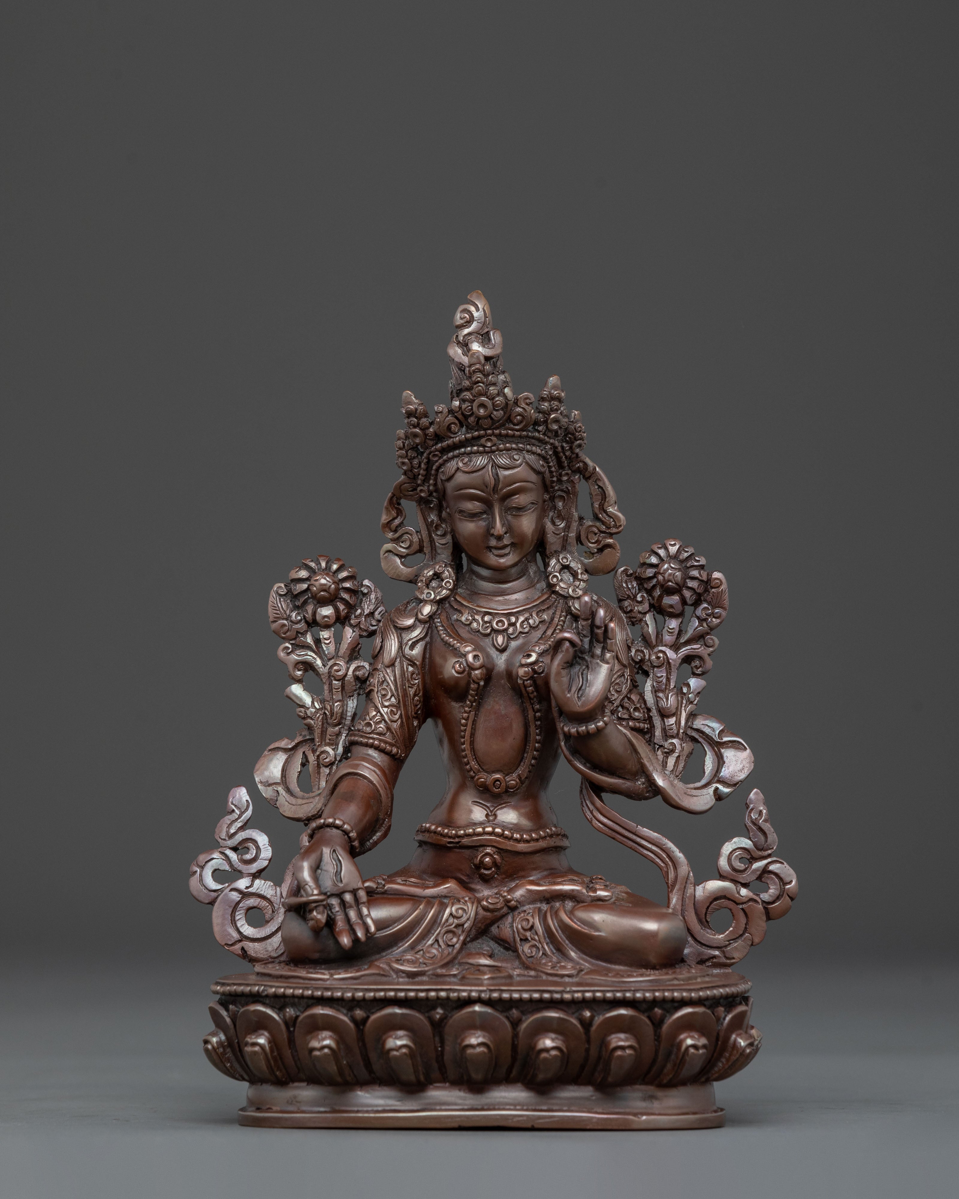 white tara buddhist sacred statue | Goddess of Longevity & Healing