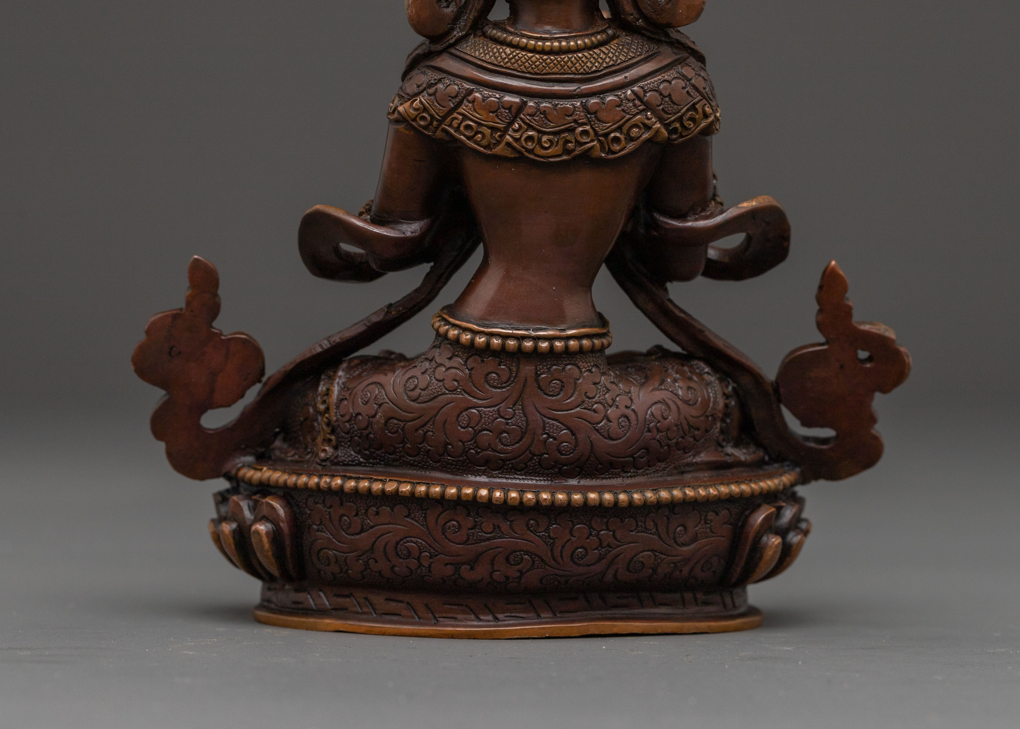 The Primordial Buddha Vajradhara Statue – Oxidized Copper