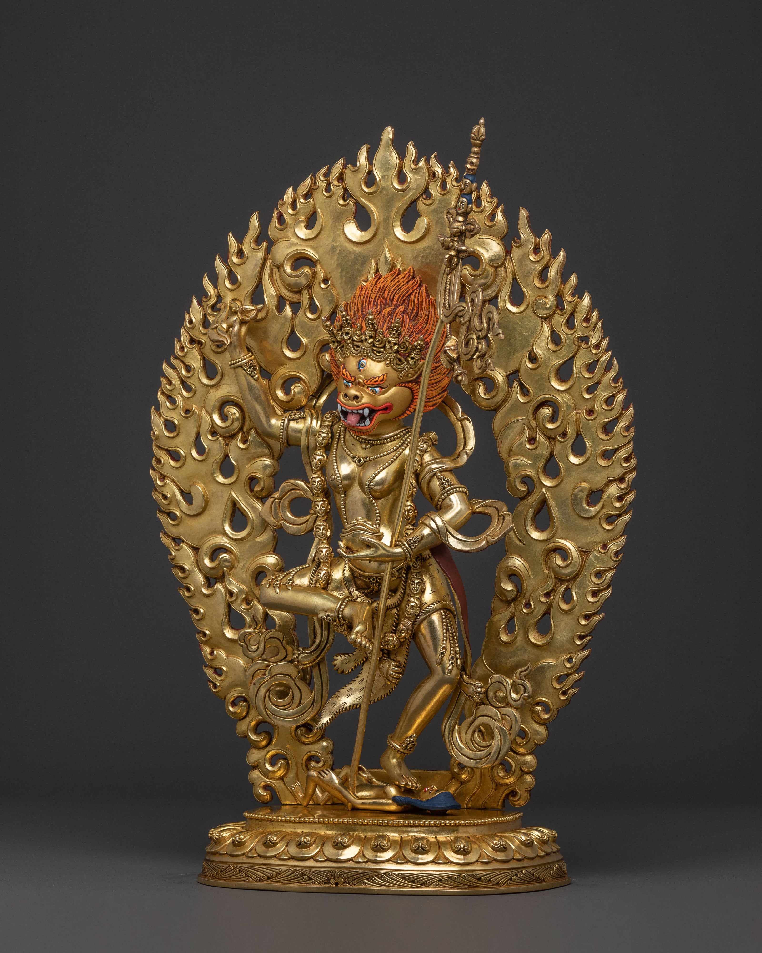 Simhamukha Wrathful Dakini Statue | Sacred Home Decor