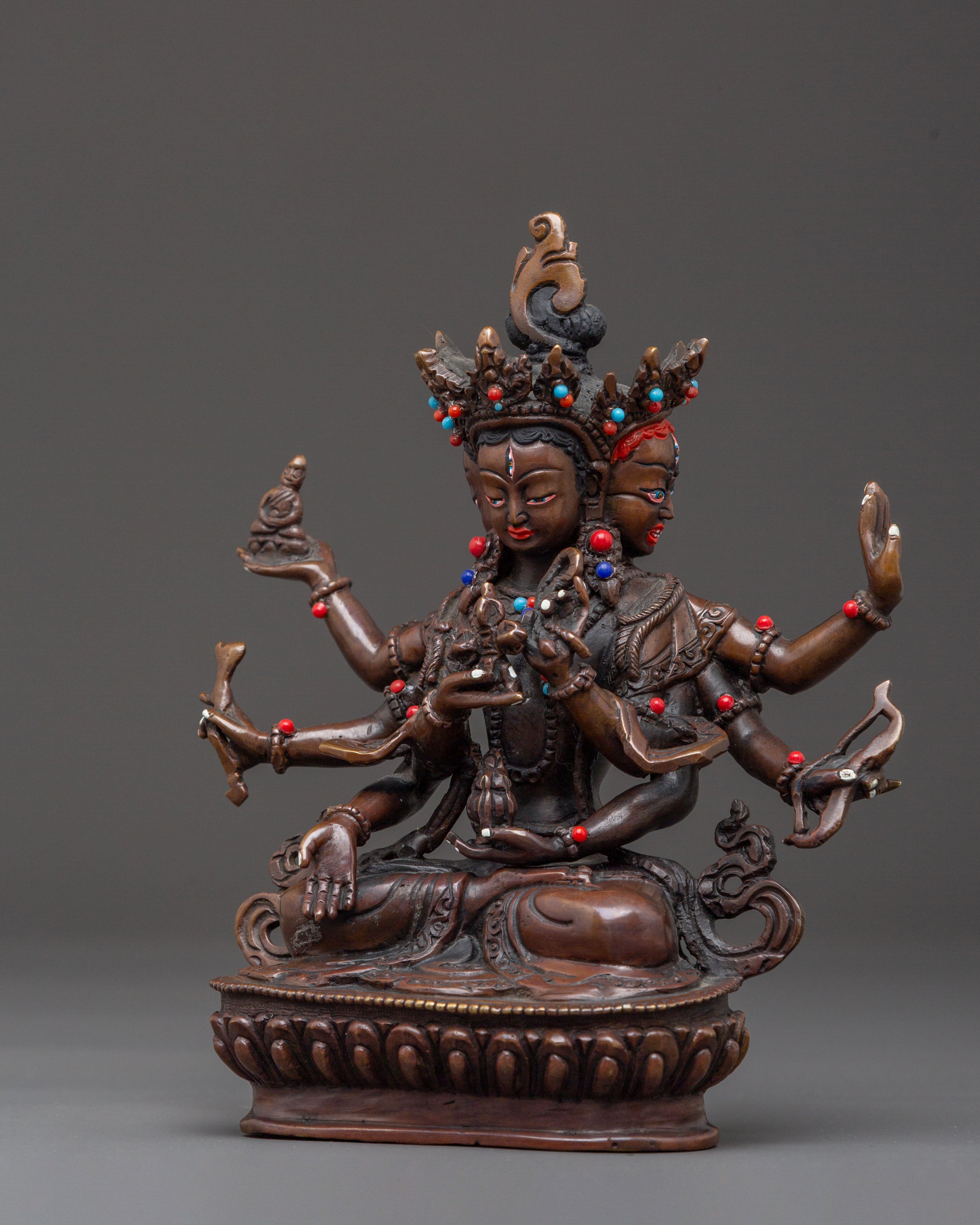Namgyalma Long Life Deity Statue - Handcrafted Serenity