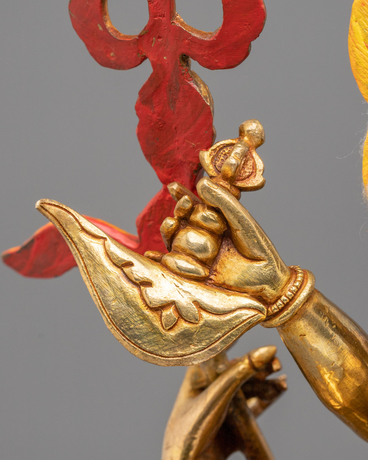Chaturbhuja Mahakala Copper Sculpture