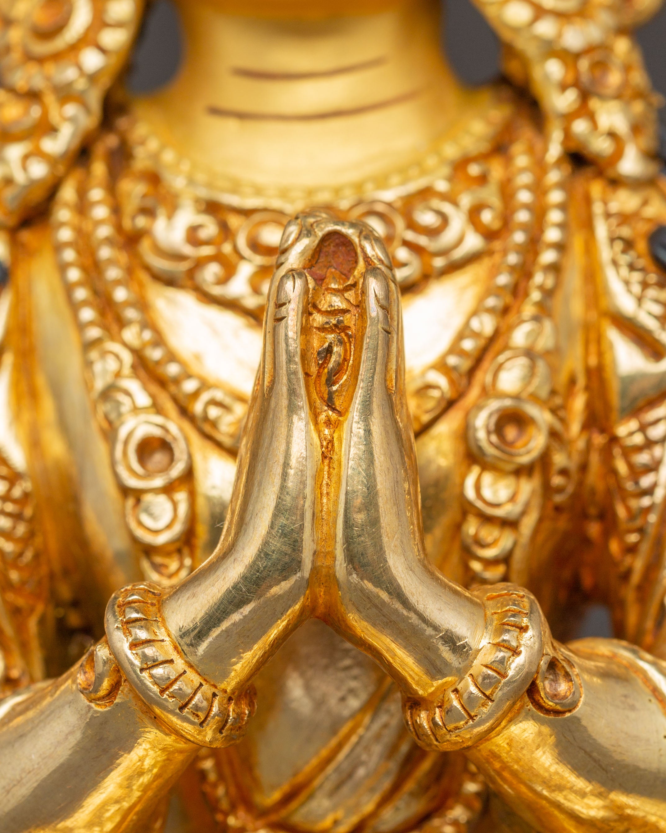 Handcrafted Statue of Four-Armed Chenrezig