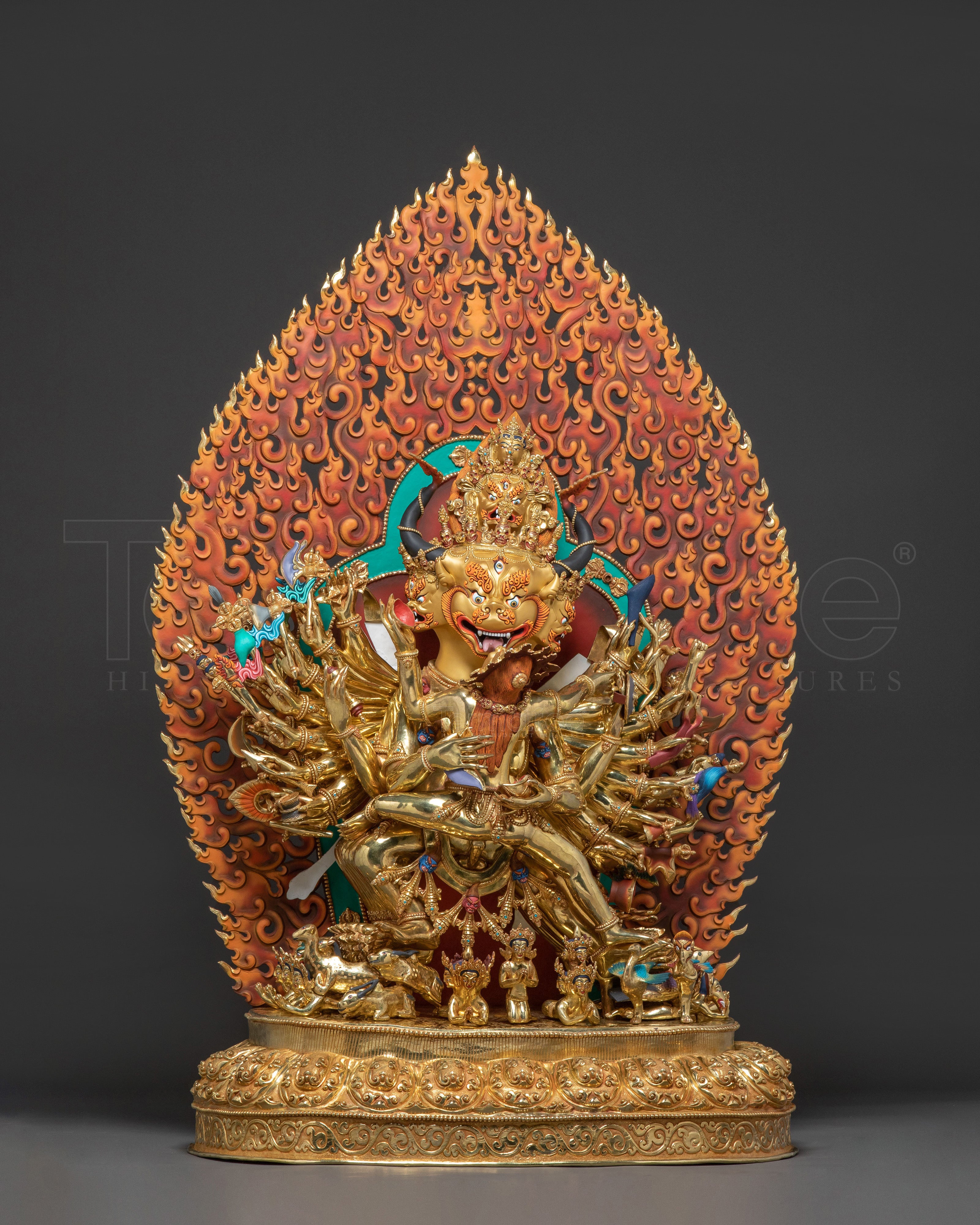 Formidable Yamantaka Spiritual Statue