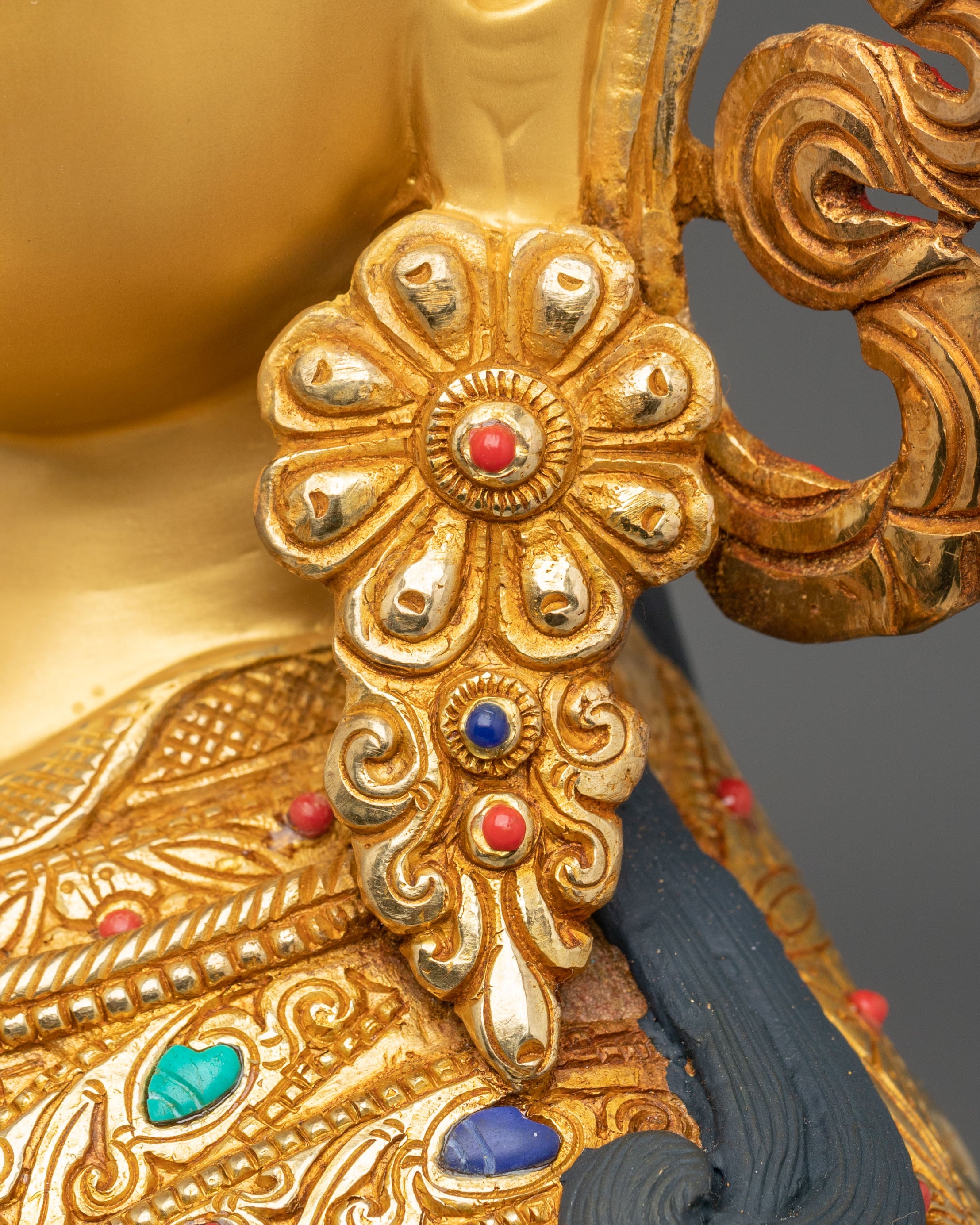 Padmasambhava Statue | Gemstone-Adorned Sculpture