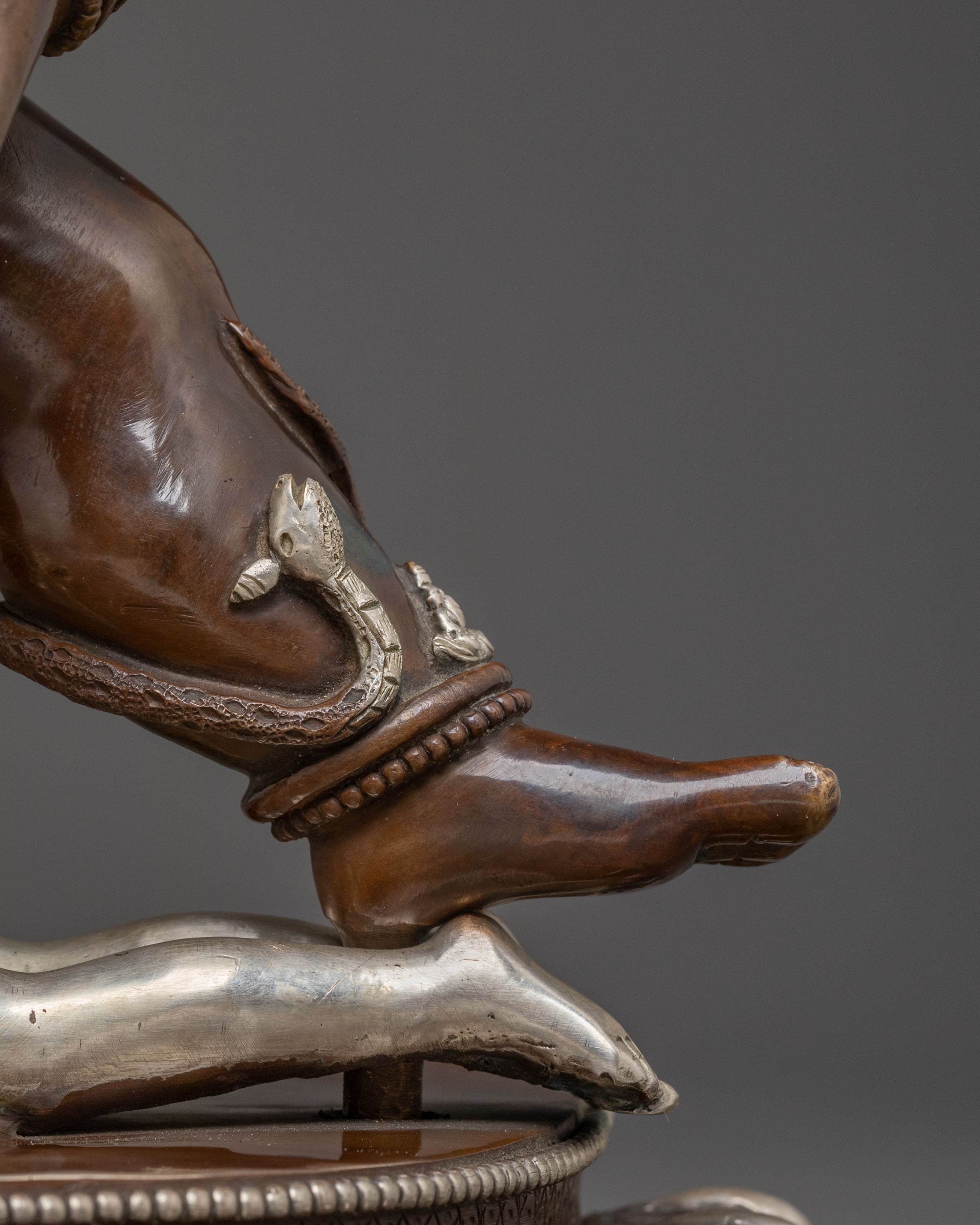 Black Dzambhala Handcrafted Statue – Oxidized Copper