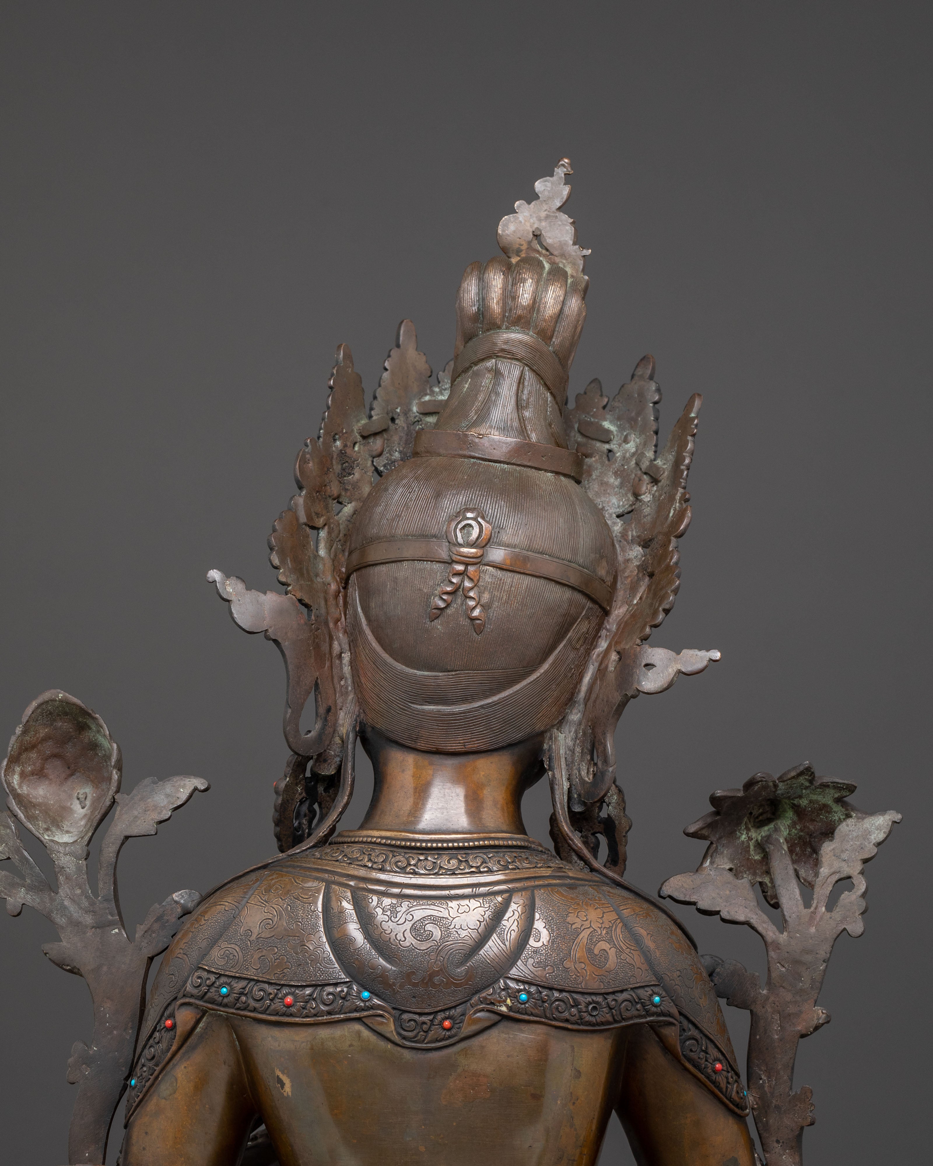 Compassion Goddess White Tara Statue | Sacred Icon