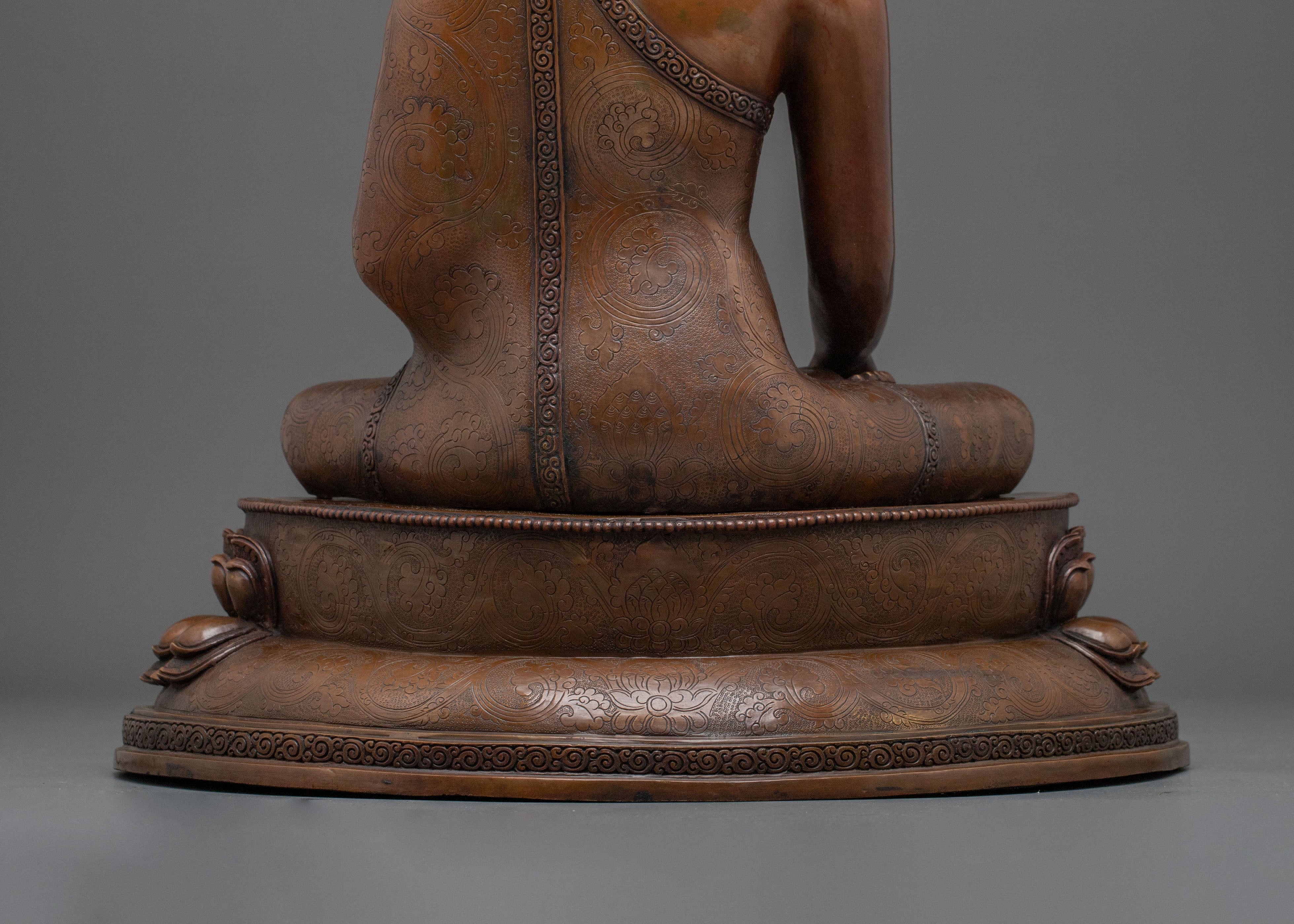 Authentic Tibetan Shakyamuni Buddha Statue | Home Decor