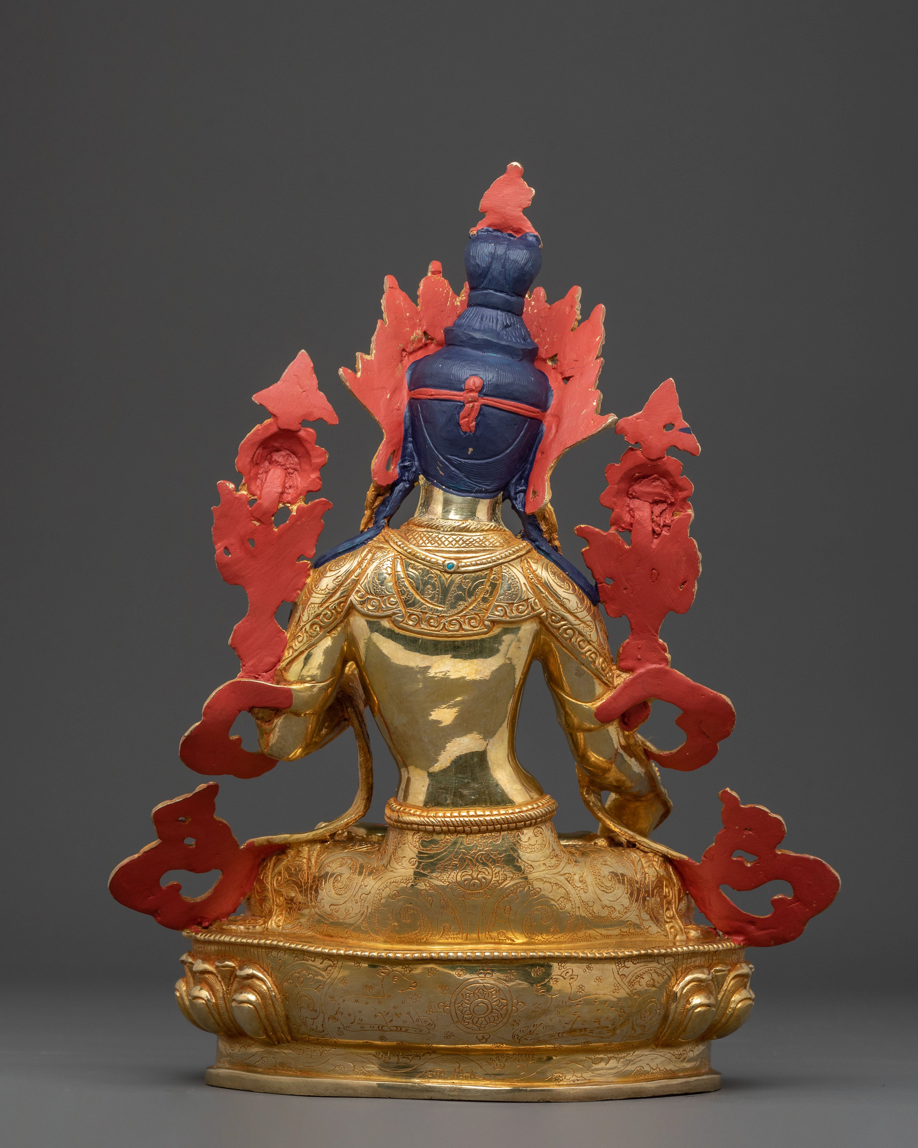 Goddess White Tara Traditional Statue for Altar Decor