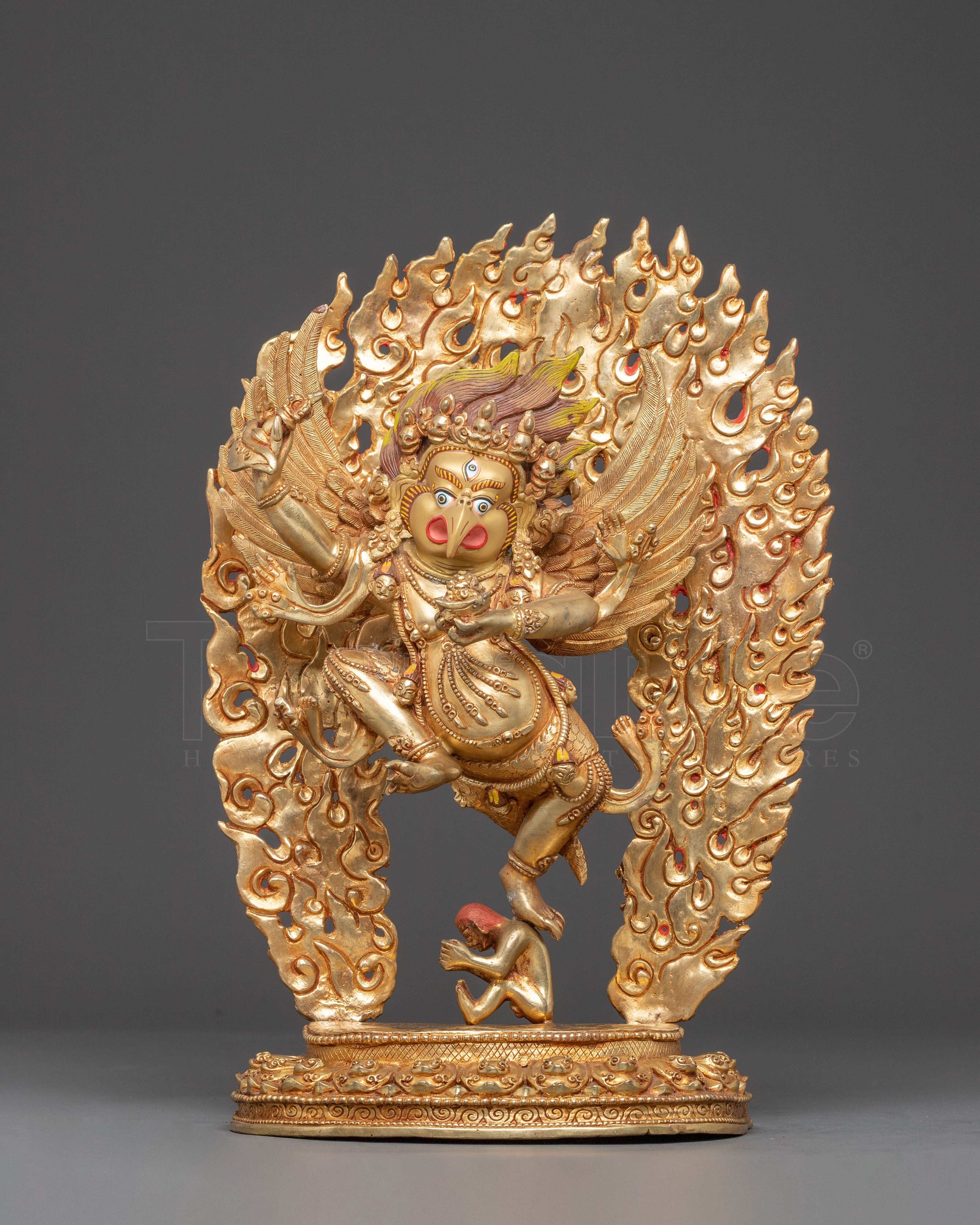 Golden Handmade Statue of Garuda