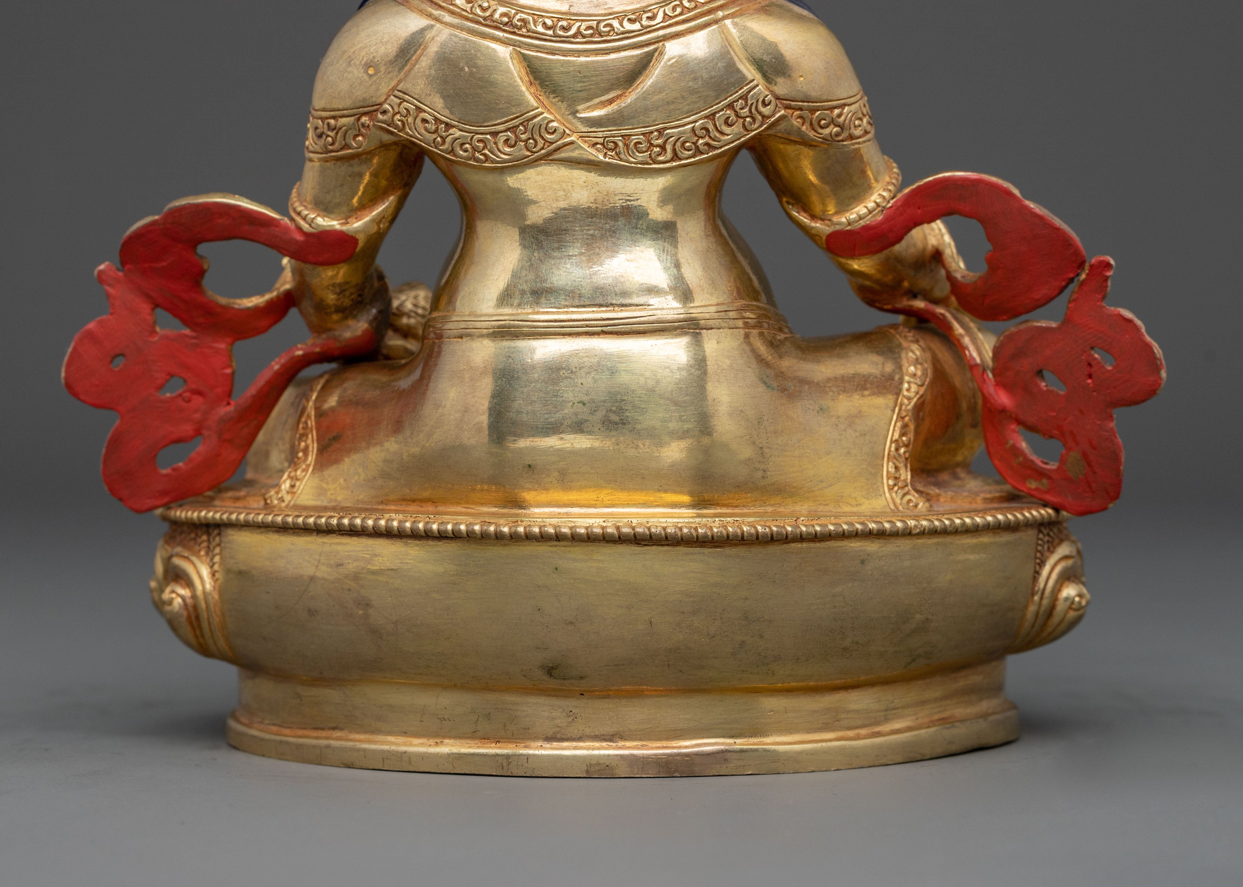 Dzambhala Wealth Deity Figure | Tibetan Wealth Deity Sculpture